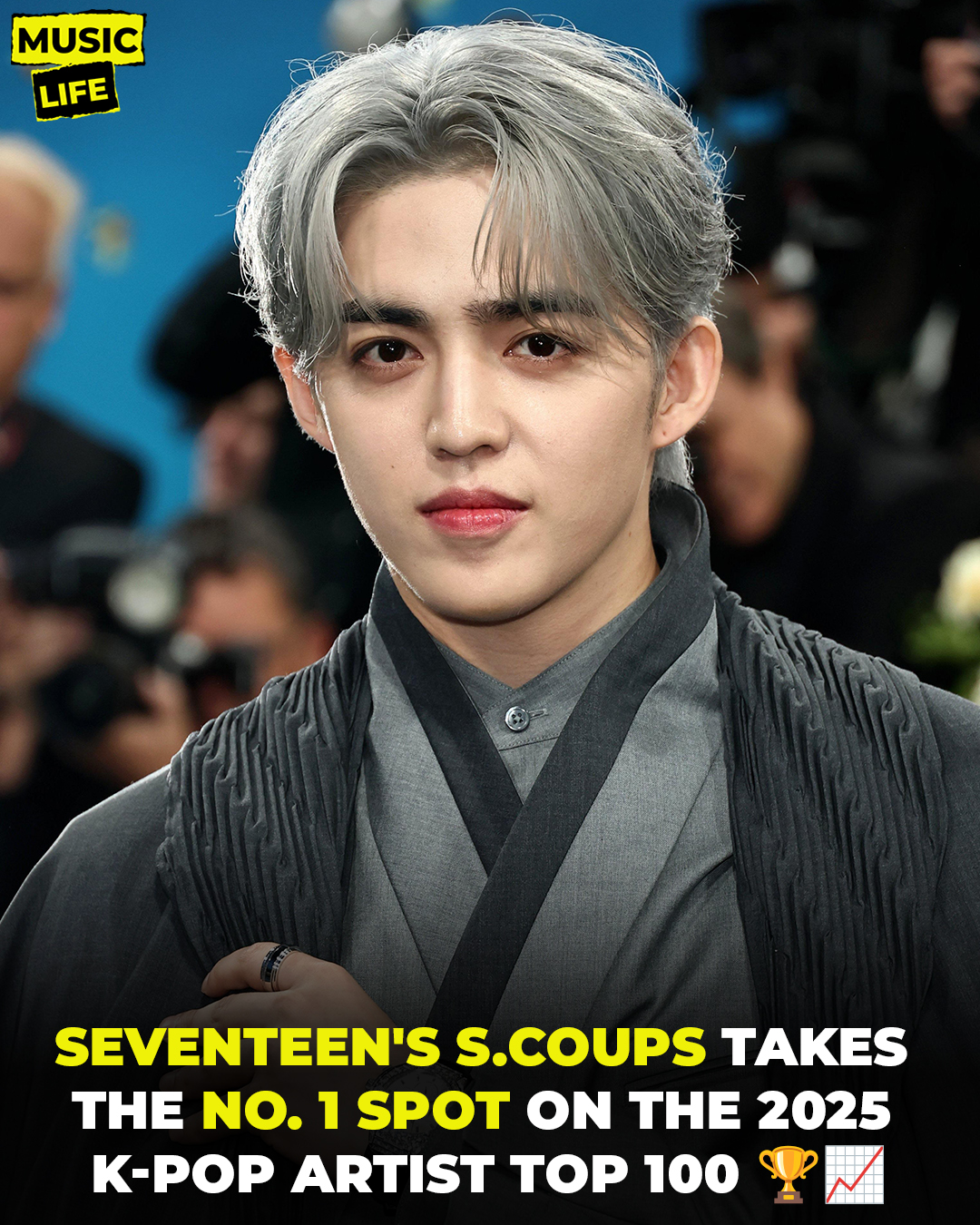 The No. 1 spot goes to SEVENTEEN and its 13 members, with