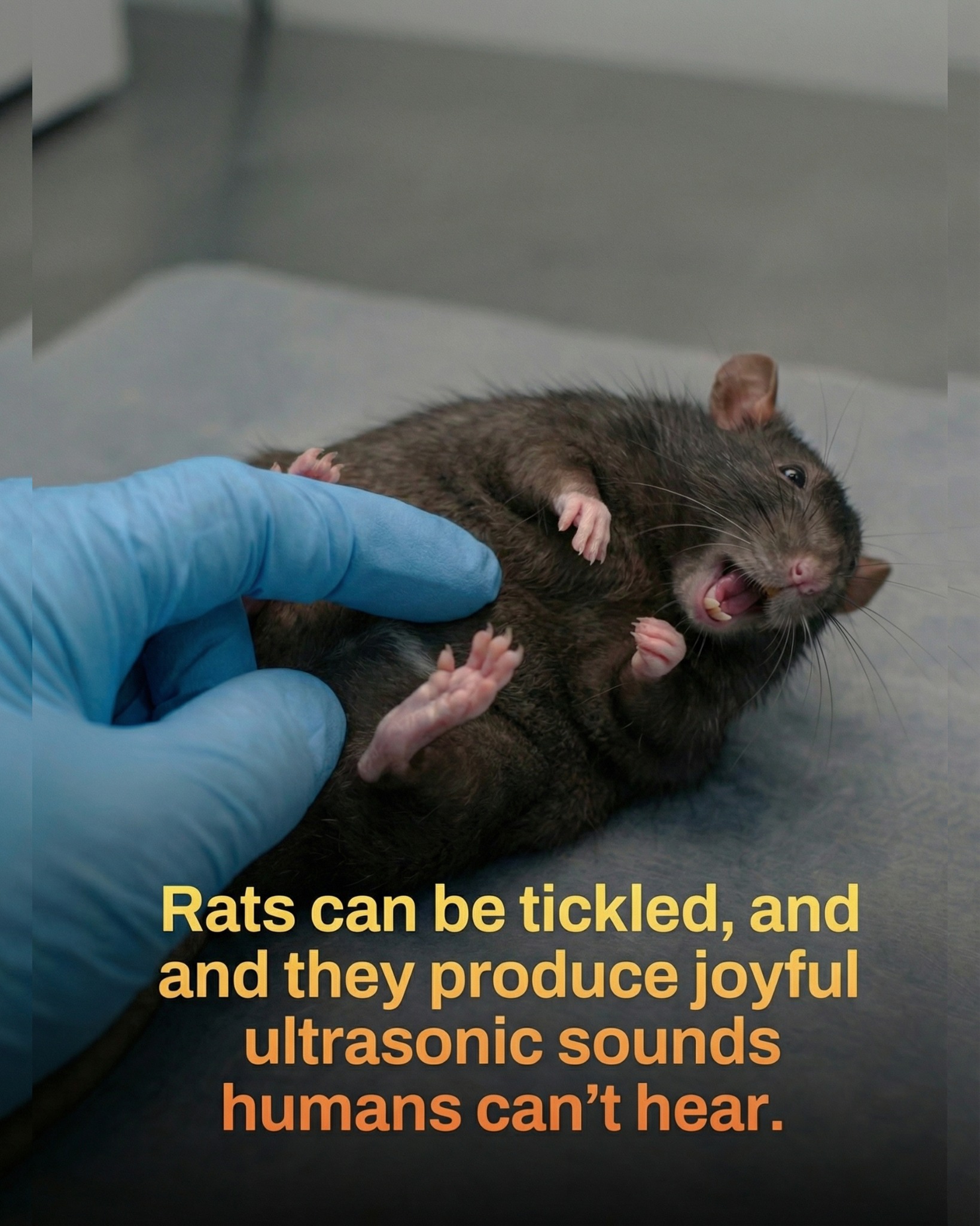 Fun Fact: Rats laugh when tickled.... - Hashem Al-Ghaili | Facebook