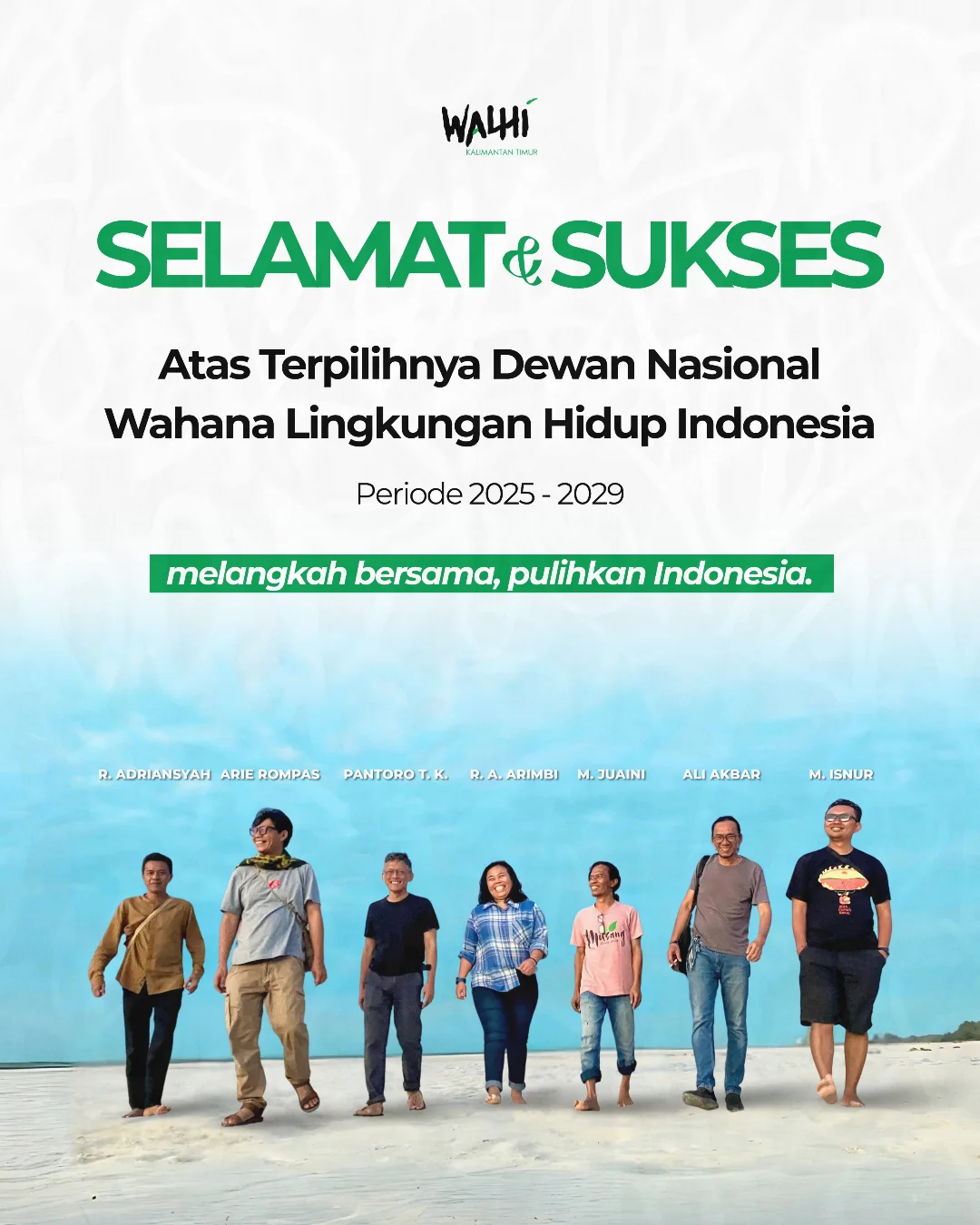 WALHI - 🌿 Selamat & Sukses 🌿 Atas terpilihnya Dewan Nasional Wahana ...