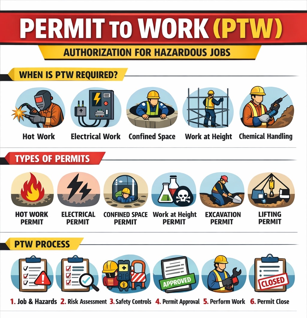 नवगृह डेवलपर - Permit to Work (PTW) is a critical safety... | Facebook