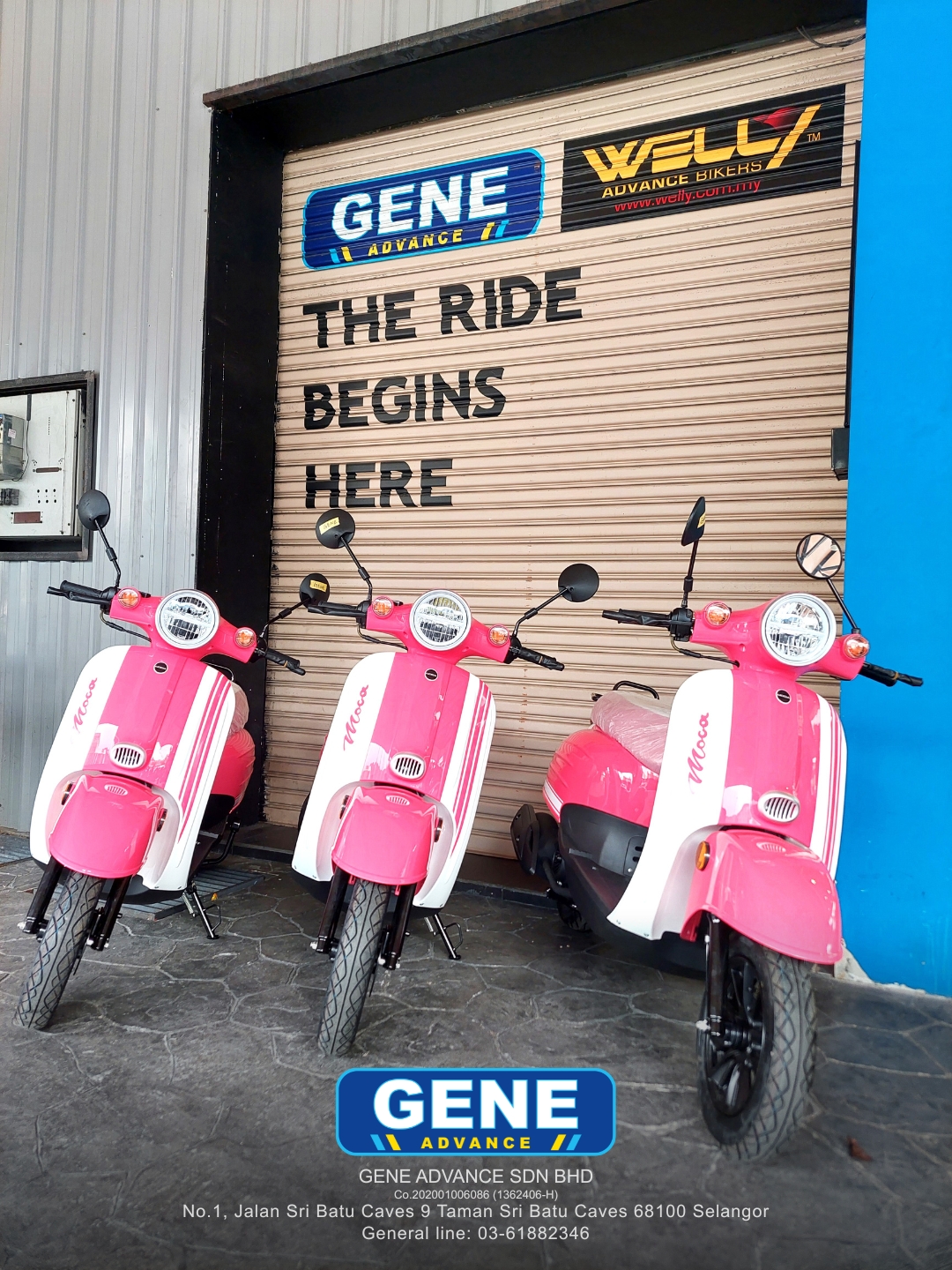 ALL NEW PINK MODA MOCA 110 Specifications: Engine Capacity: 110cc
