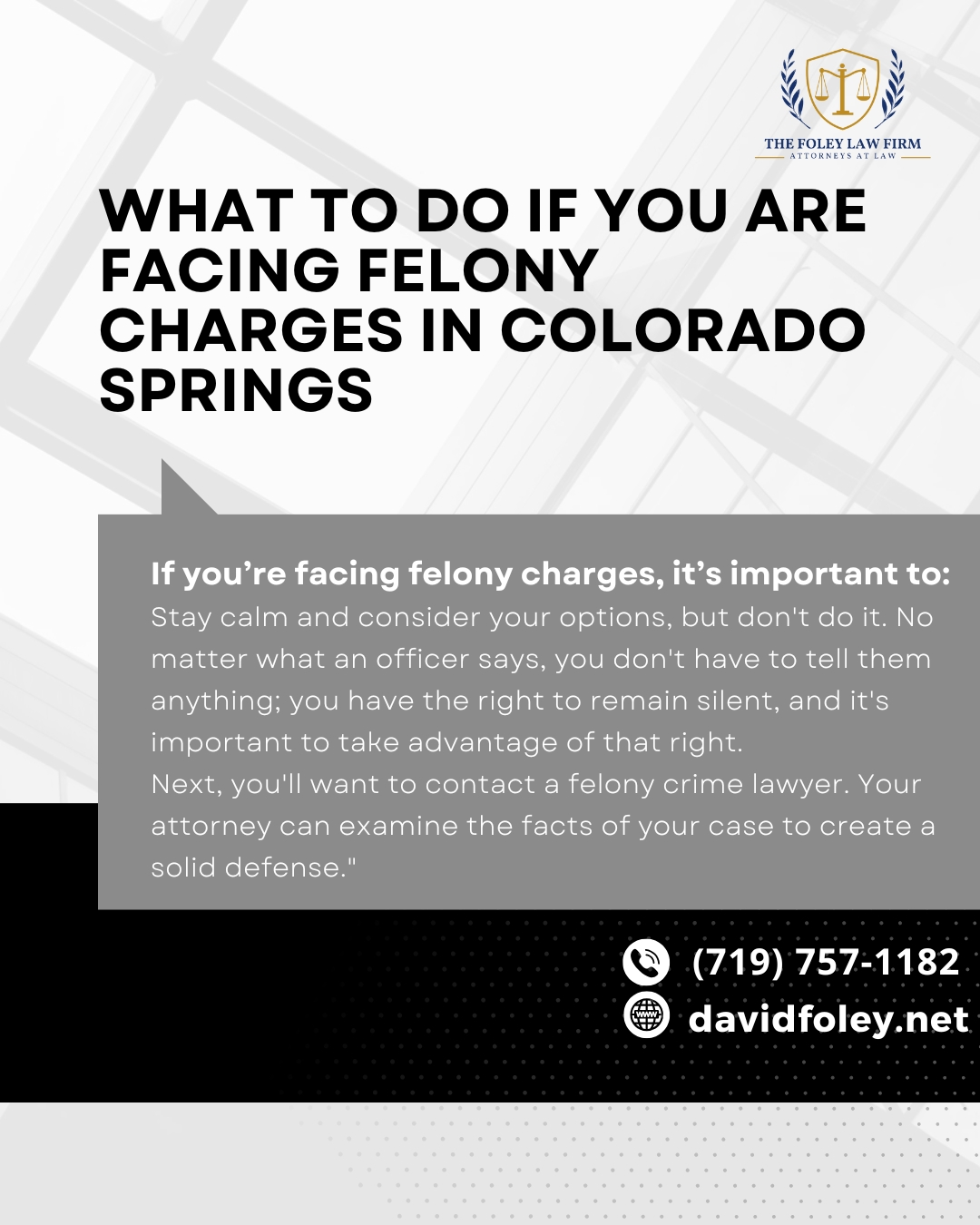 The Foley - Our felony offenses lawyers are here to provide you with ...
