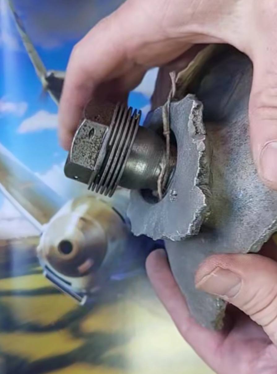 Wing - Fuel injector body from Stribeny's DB601 engine, excavated in ...