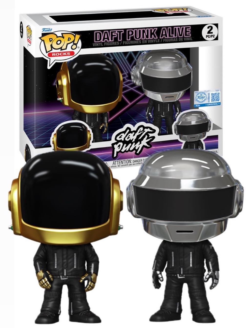 レアFUNKO POP! 　ダフトパンク　アライブ　2pack限定版 First look! Funko Shop exclusive Daft Punk “Alive” POP! 2 Pack