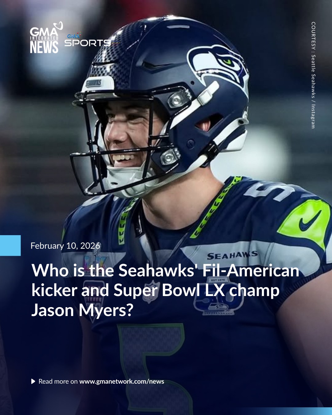 GMA News - FIL-AM SUPERBOWL CHAMP 🏆 The Seattle Seahawks... | Facebook