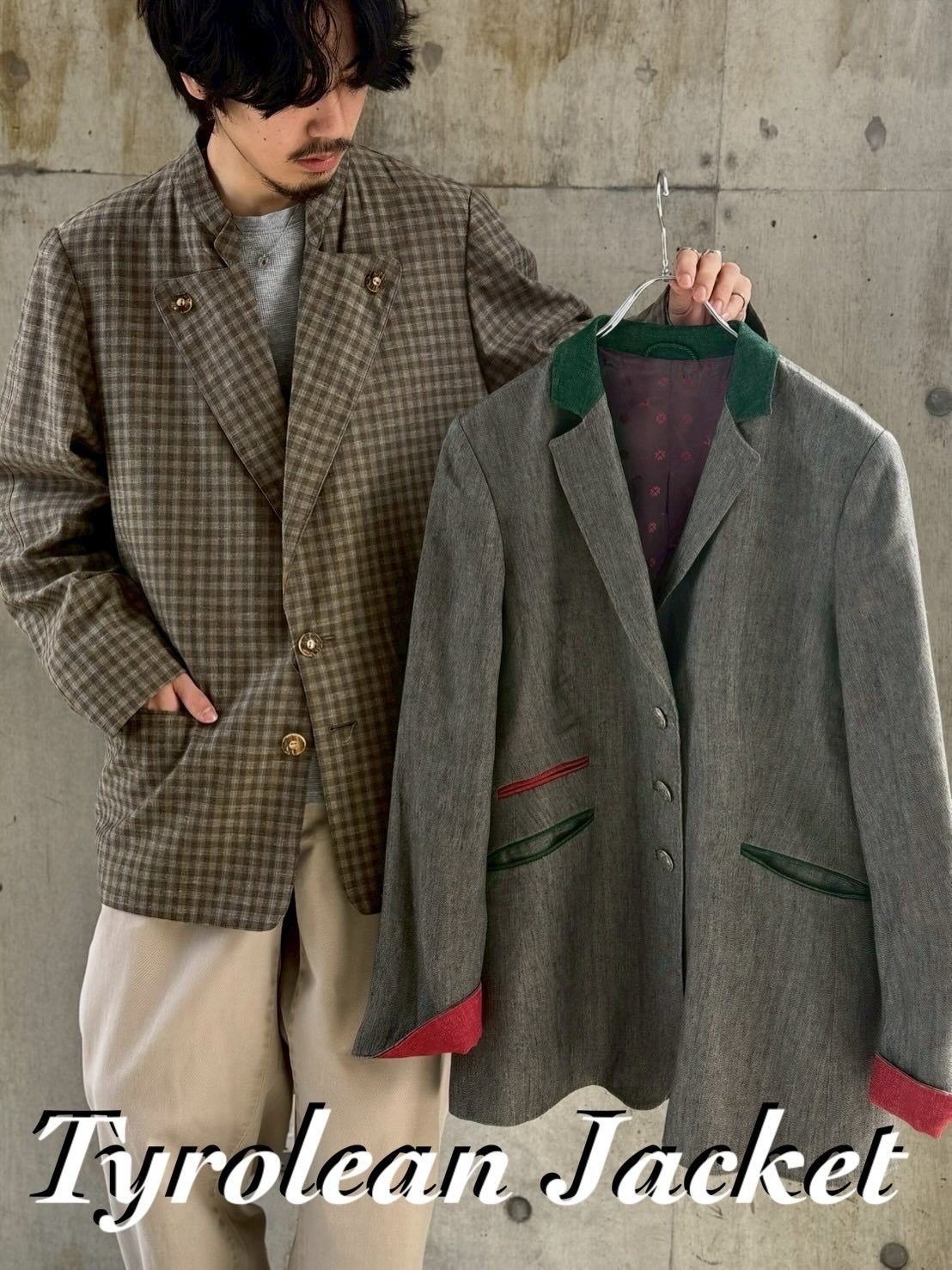☘️＼New Arrival／☘️ ・ 3/3の入荷‼︎ ・ 【 OLD〜Tyrolean Jacket