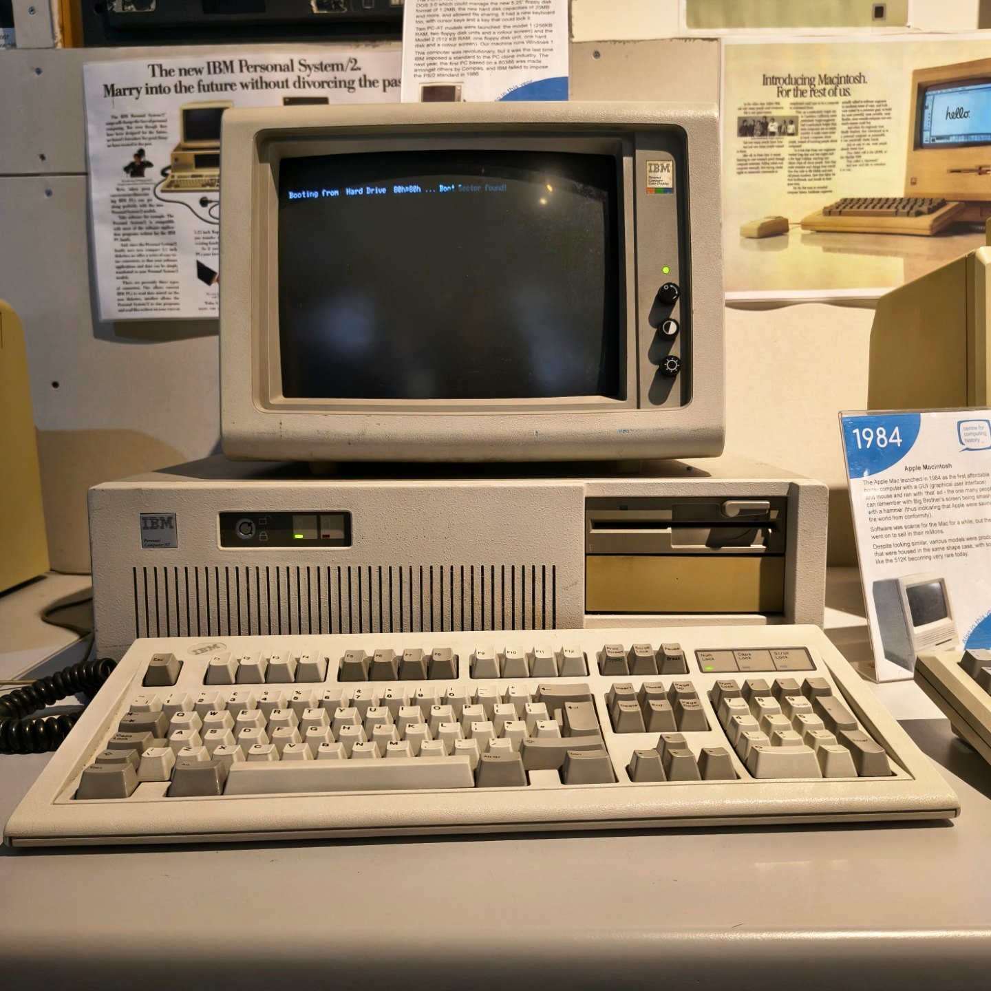 Nostalgia - IBM PC-AT giving off Big Boss energy. #ibm #pc #computer # ...