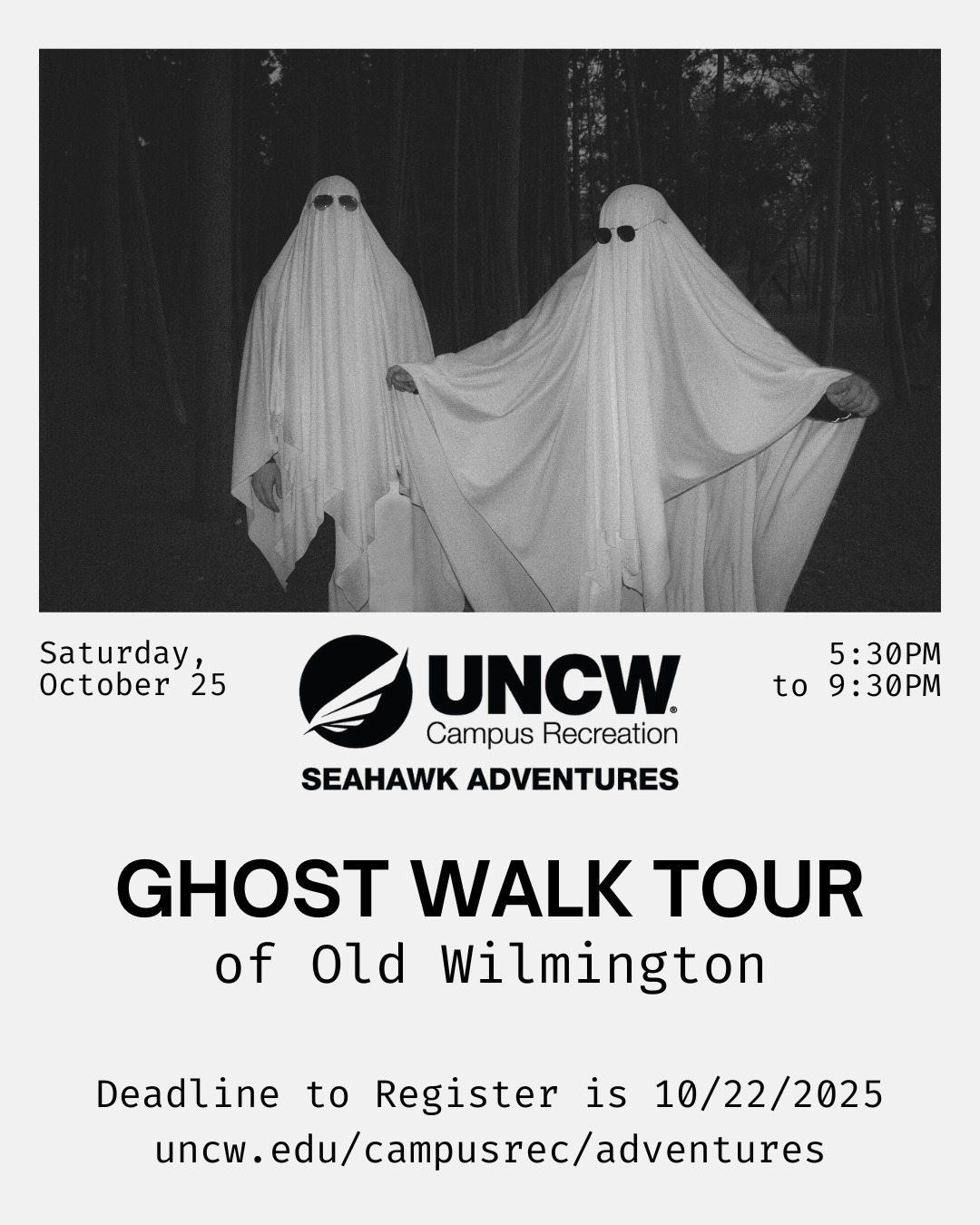 UNCW - Boo-tiful people! Ready for a spook-tacular time? 🎃️ Join ...