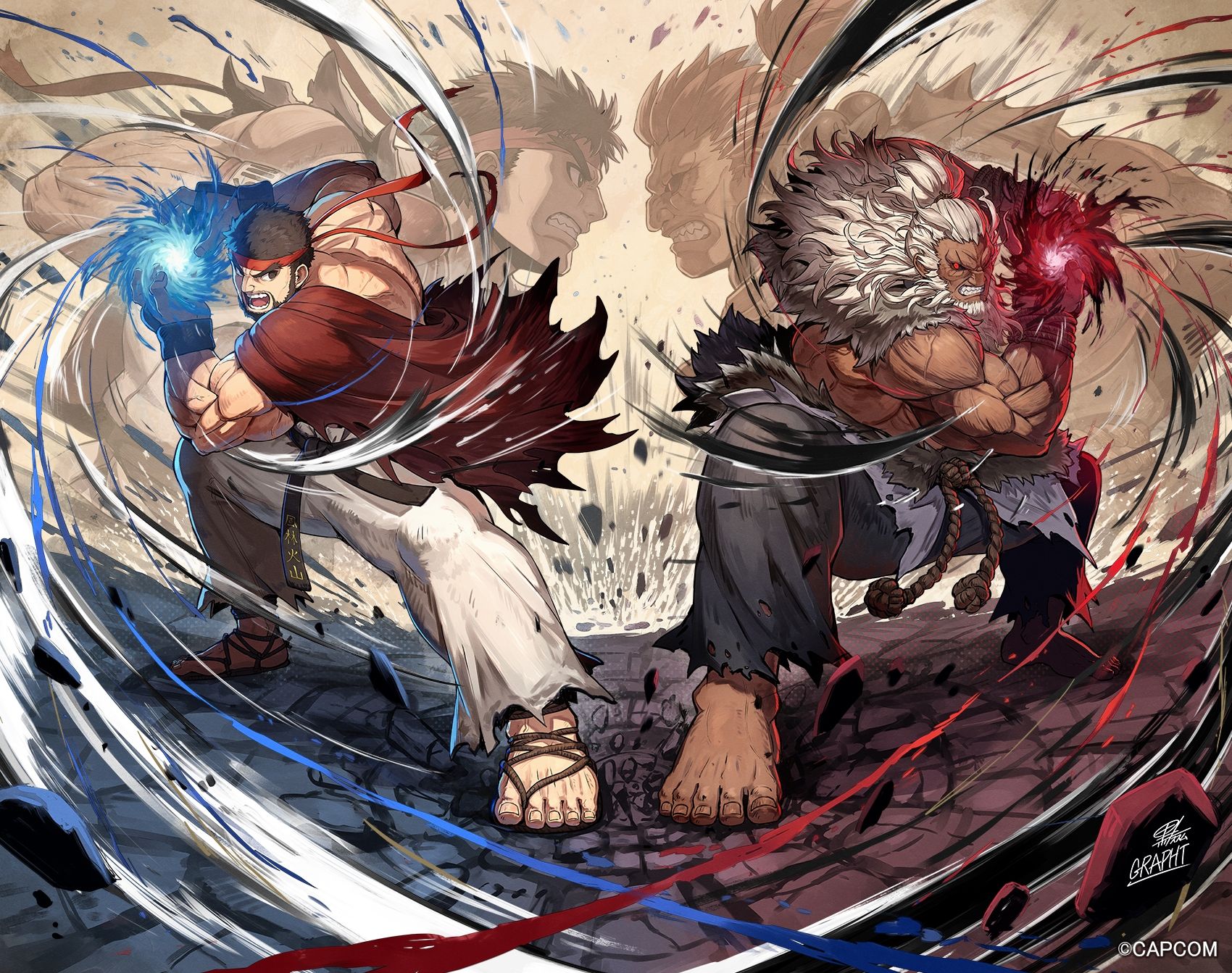 Street - Ryu v Akuma Artist Kuroi Susumu Artist