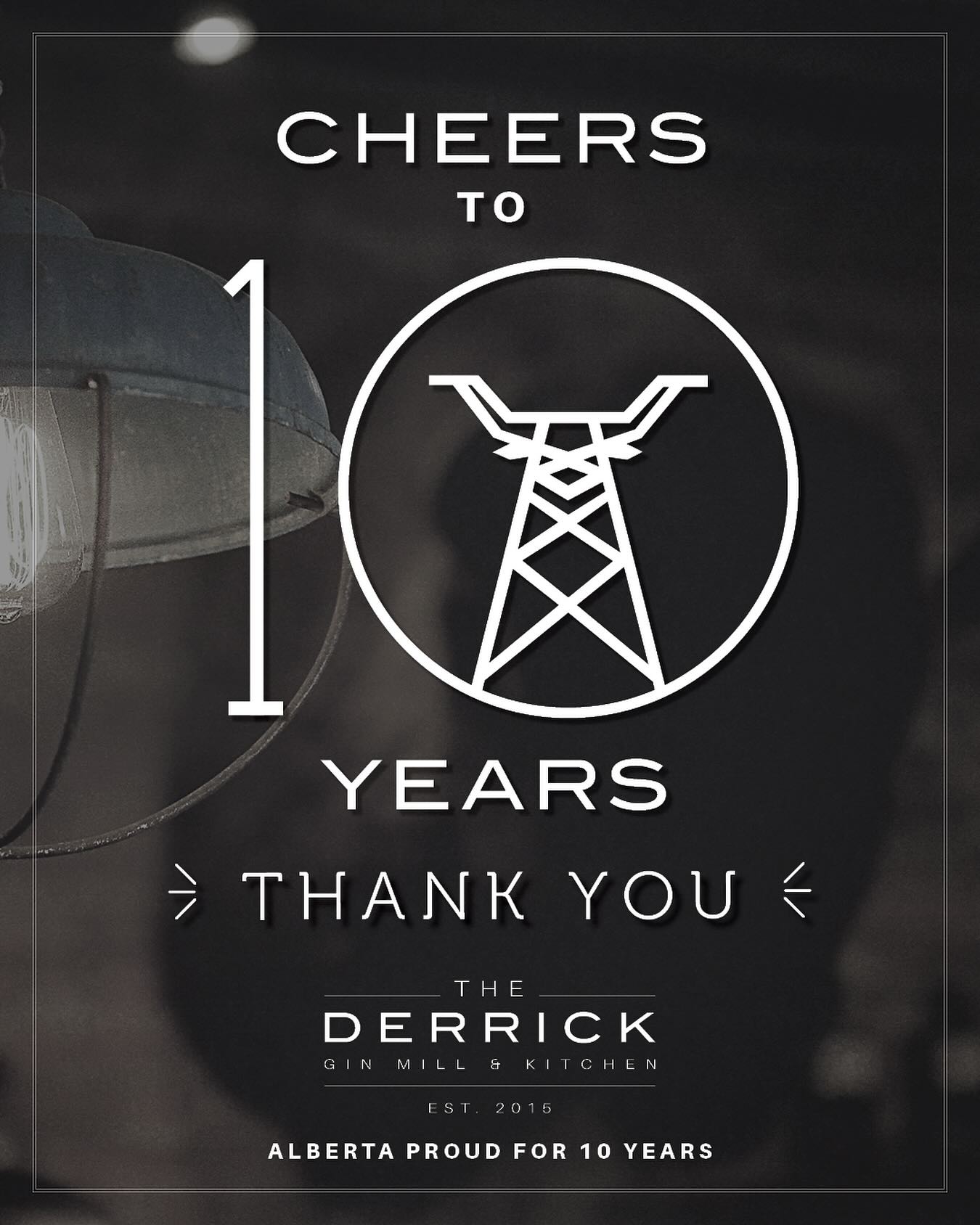 🎉 THE DERRICK TURNS 10 🎉... - The Derrick Gin Mill & Kitchen | Facebook