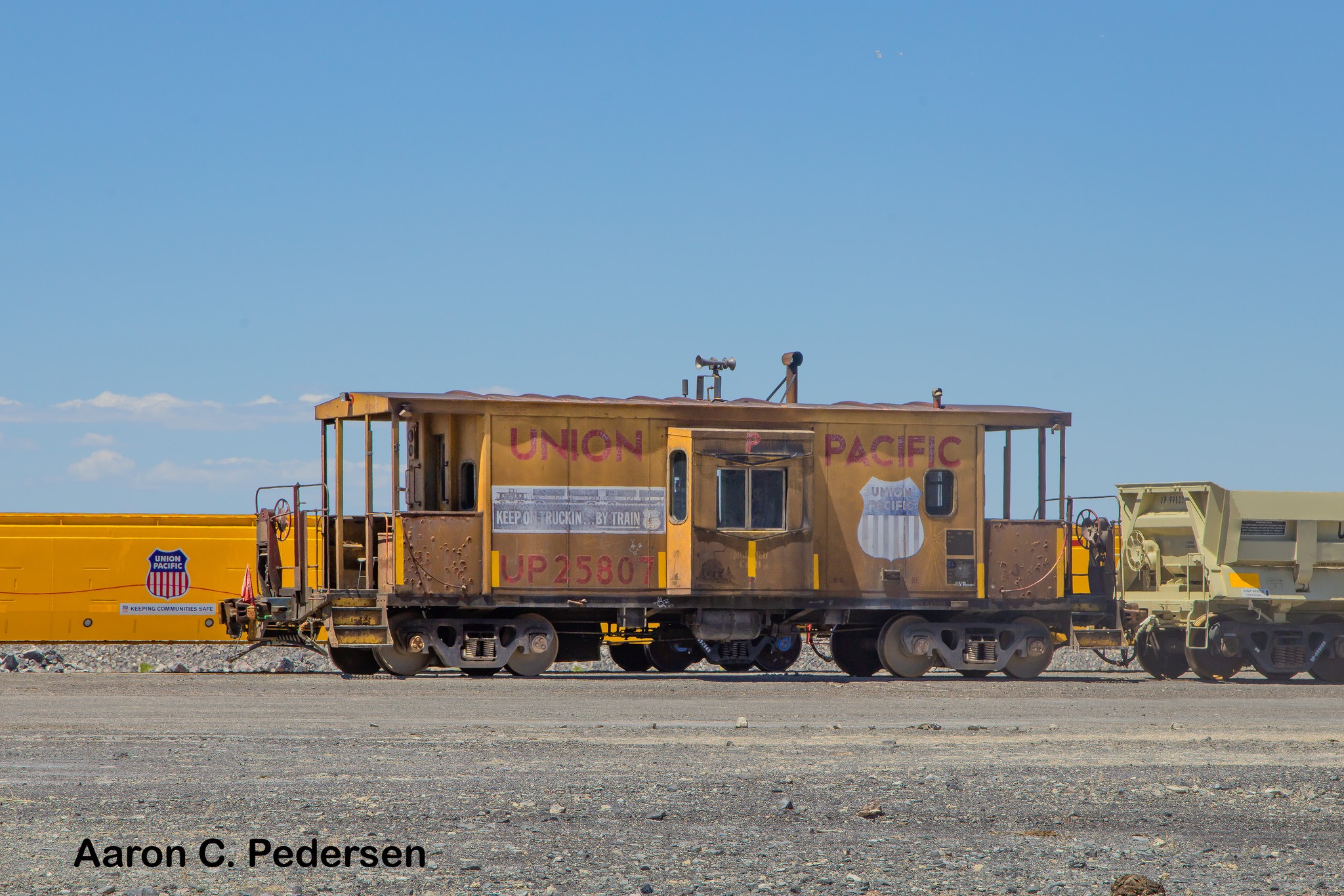 Union Pacific bay window caboose 25807 | Lakeside, UT