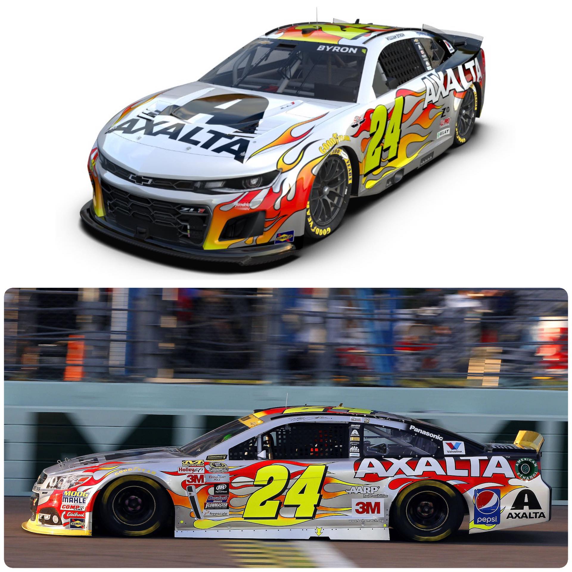 🚨THROWBACK ALERT🚨 William Byron will run a throwback to Jeff