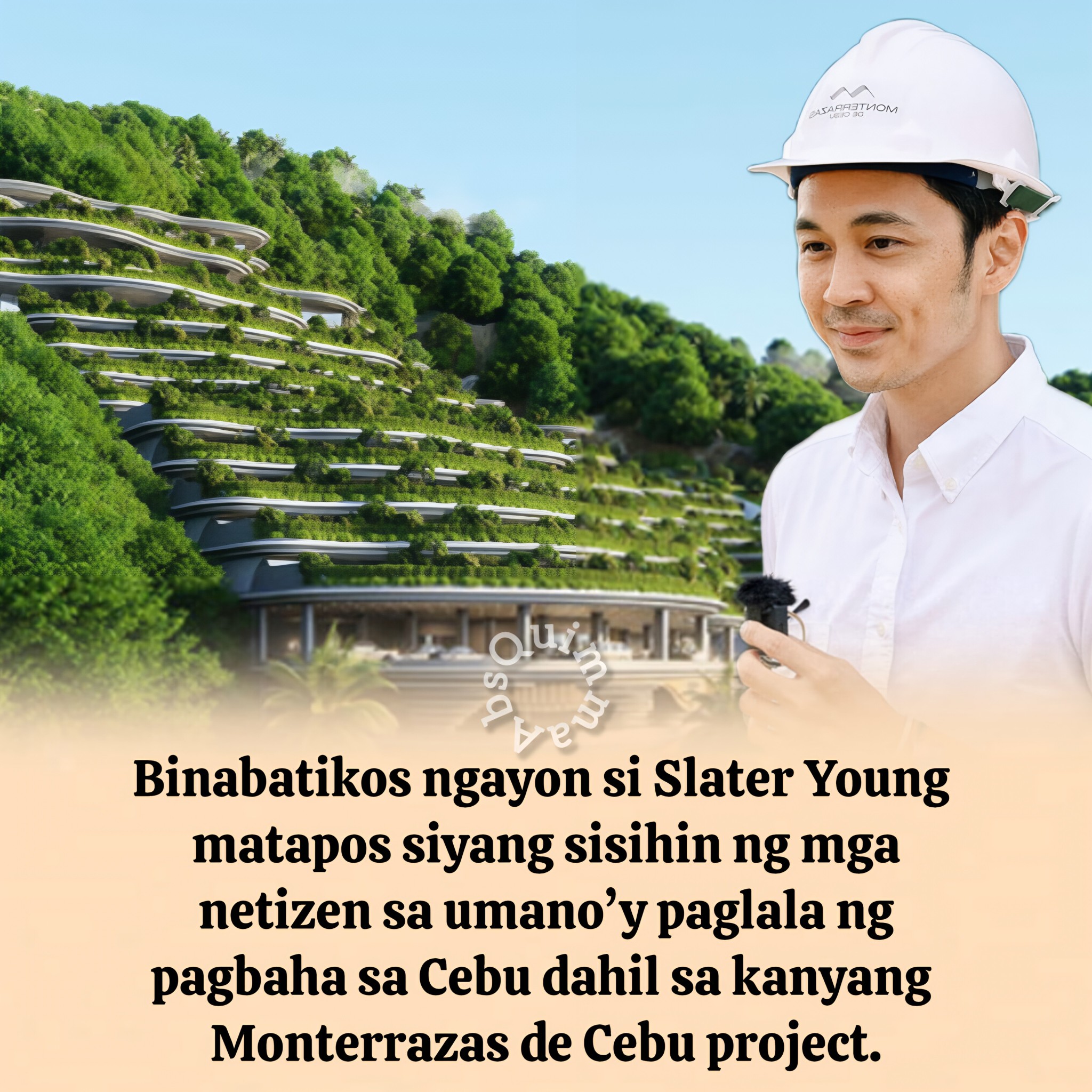 Abs - Slater Young, sinisi sa matinding pagbaha sa Cebu dahil sa ...