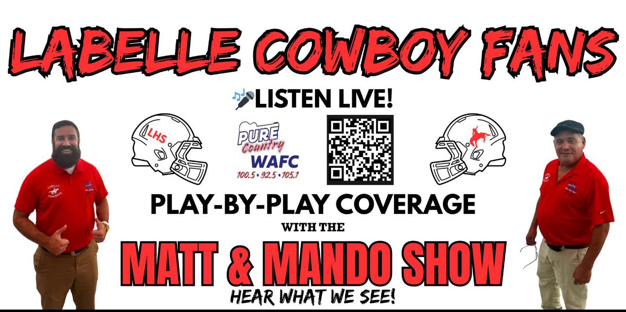 WAFC - LaBelle Cowboys Football Pure Country WAFC and WAFC FM.com are ...