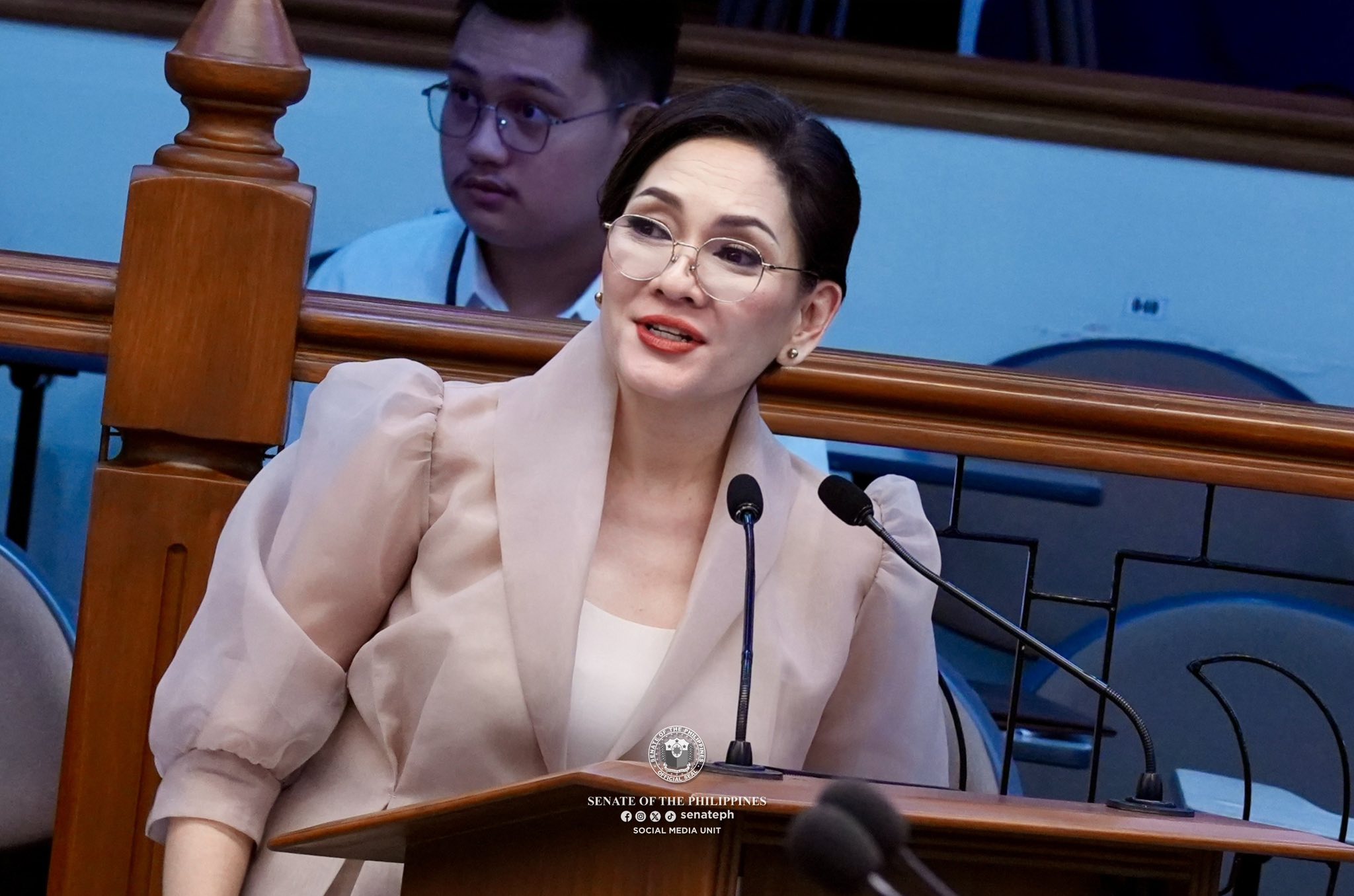 Senate - Deputy Majority Leader Risa Hontiveros on Monday, December 15 ...