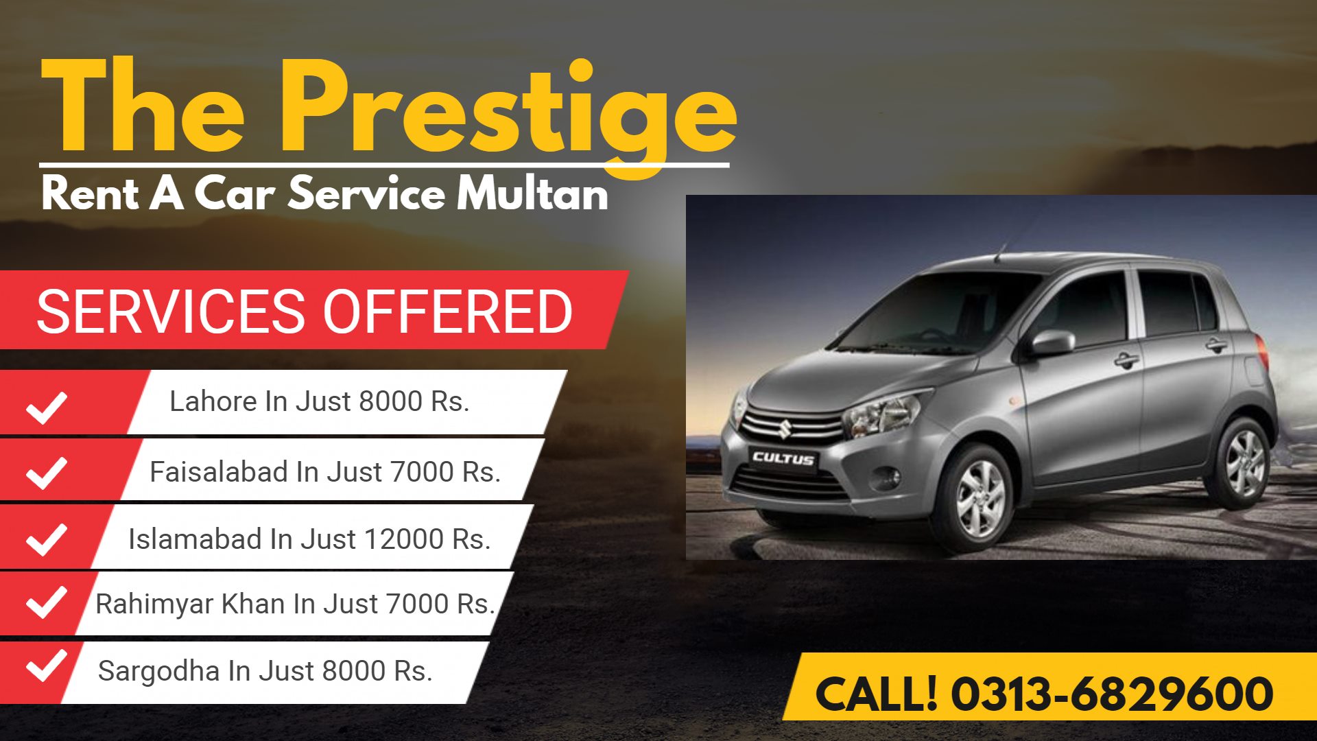 The Prestige Rent A Car - We're expanding our services to new ...