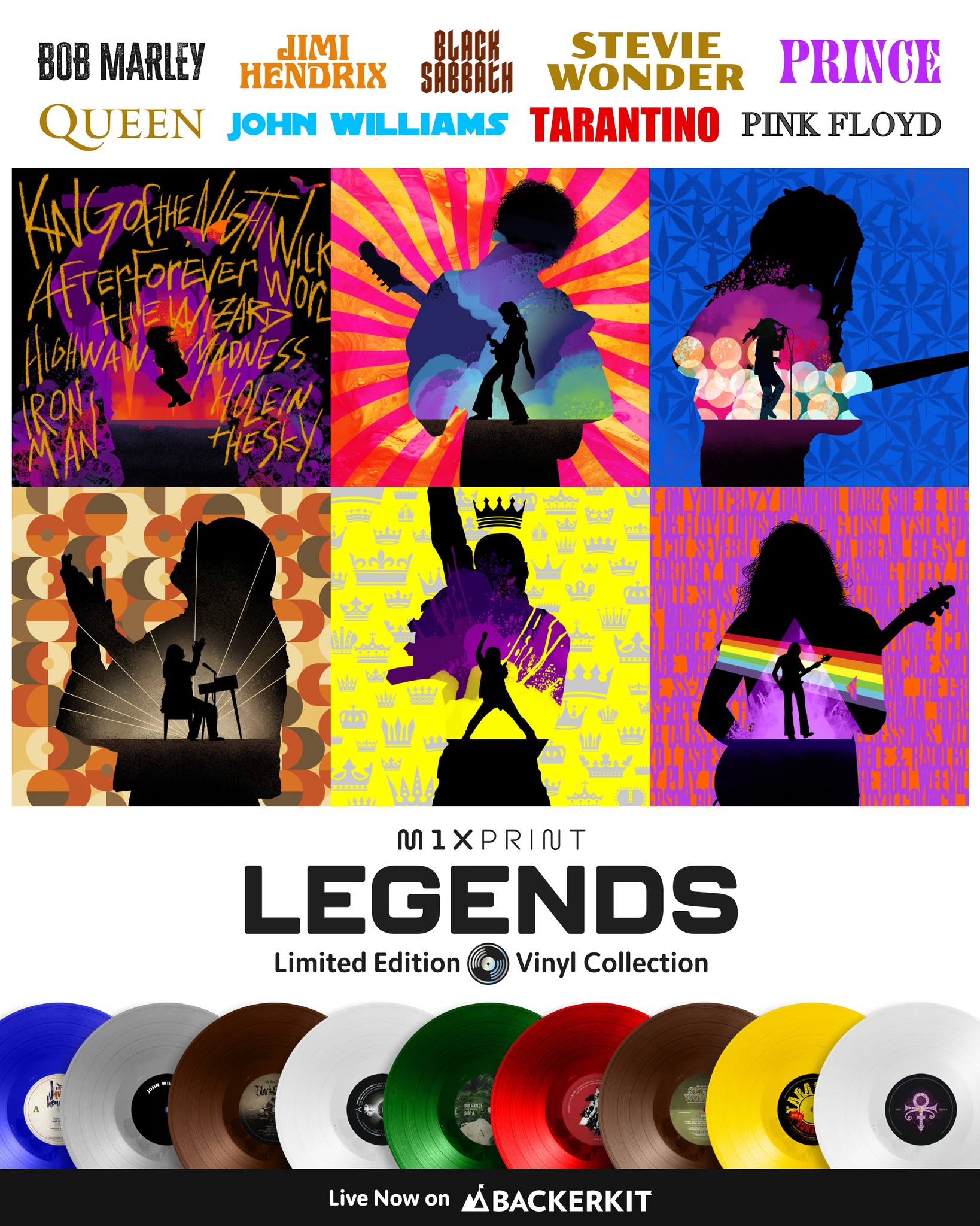 Introducing Mixprint LEGENDS ?Limited Edition Vinyl Collection 