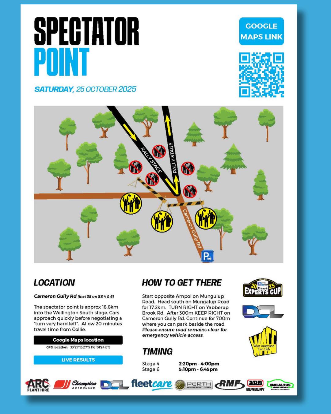 RallyWA.com - 📣 Spectators! Here’s Where to Watch on... | Facebook