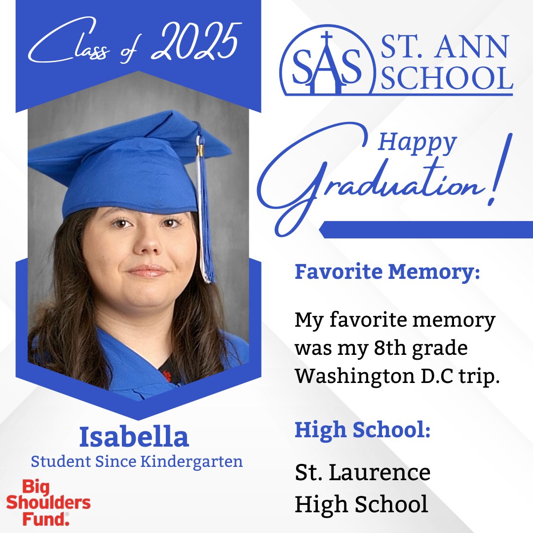 St. - 🎓 Hats off to the Class of 2025! Our 8th graders have worked hard ...