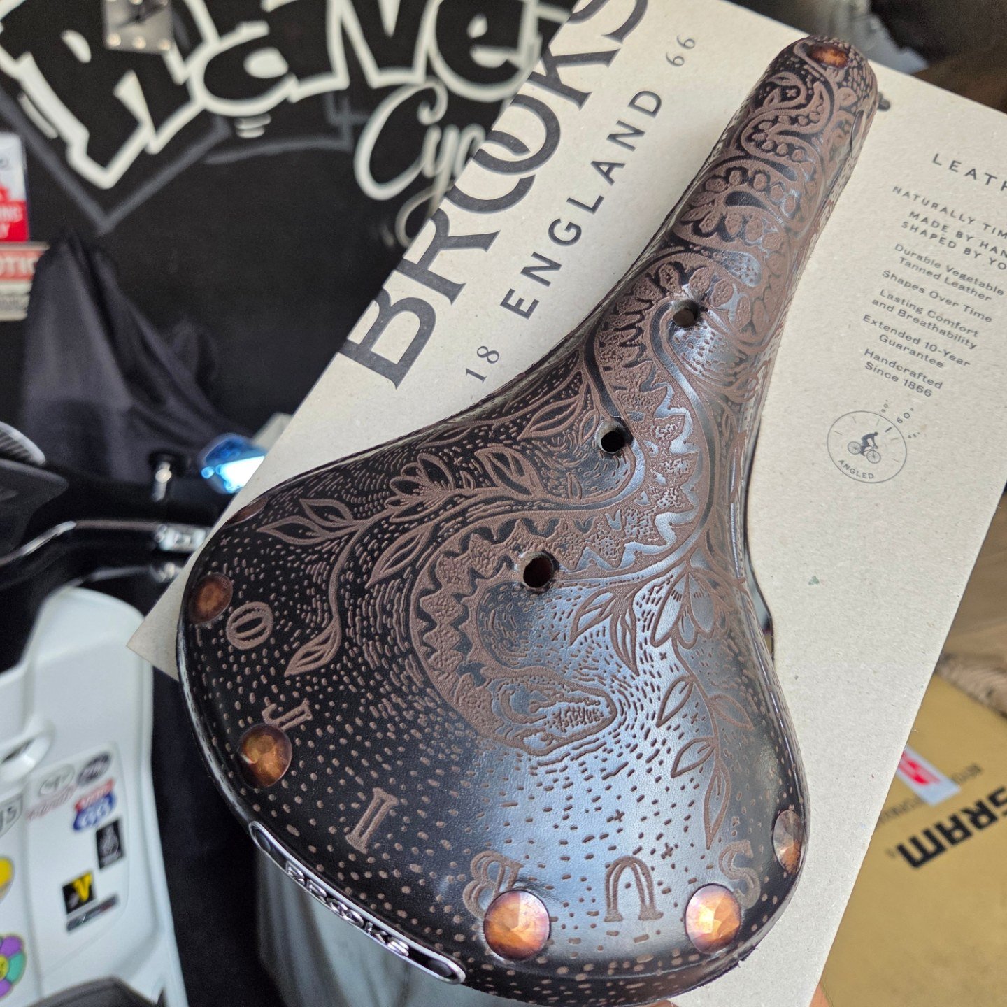 BROOKS B17 Special Jeremy Collins Limited edition leather saddle 