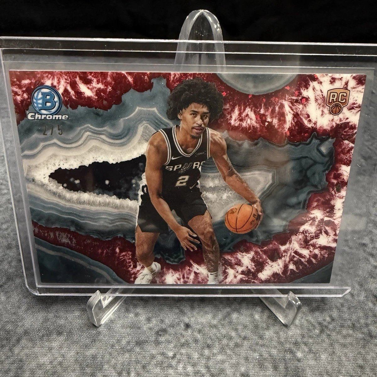 Dylan Harper rookie card with jersey match
