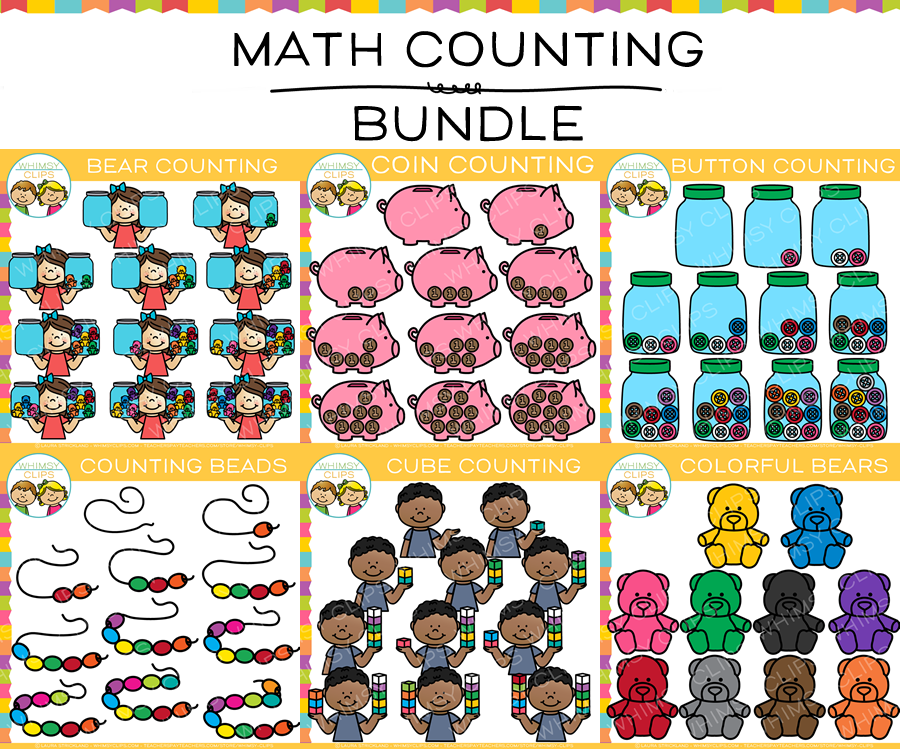 Whimsy Clips - New today: Math Counting Clip Art Bundle.... | Facebook