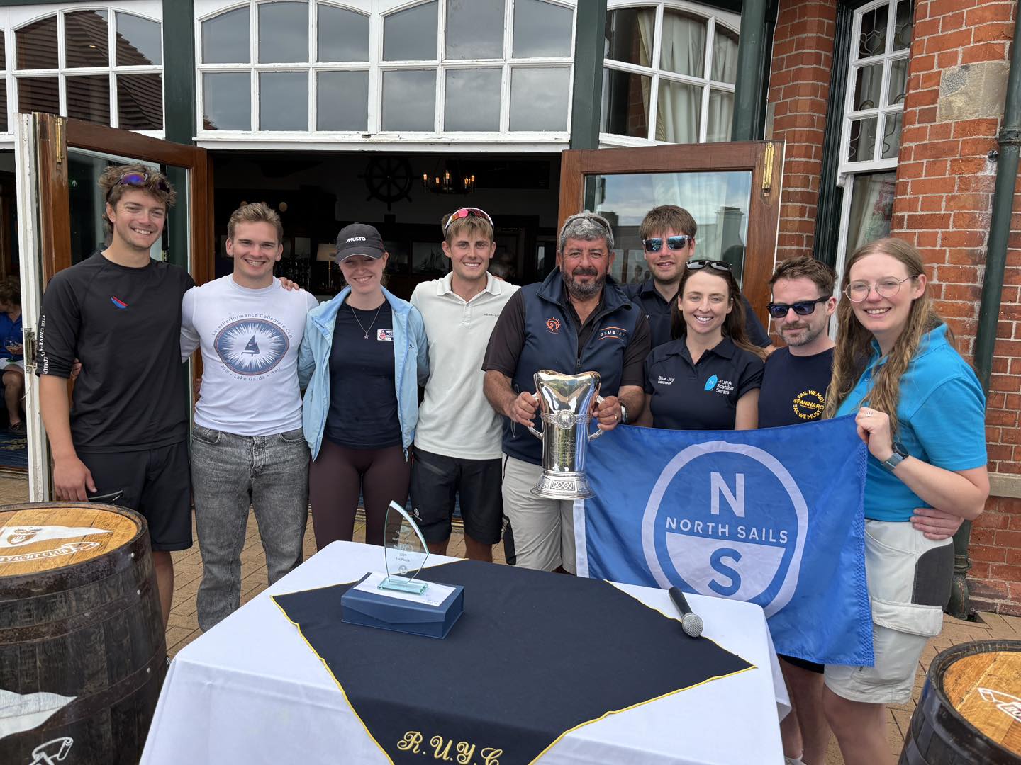 Royal - John Stanley-Whyte and the crew of Blue Jay from Royal Northern ...
