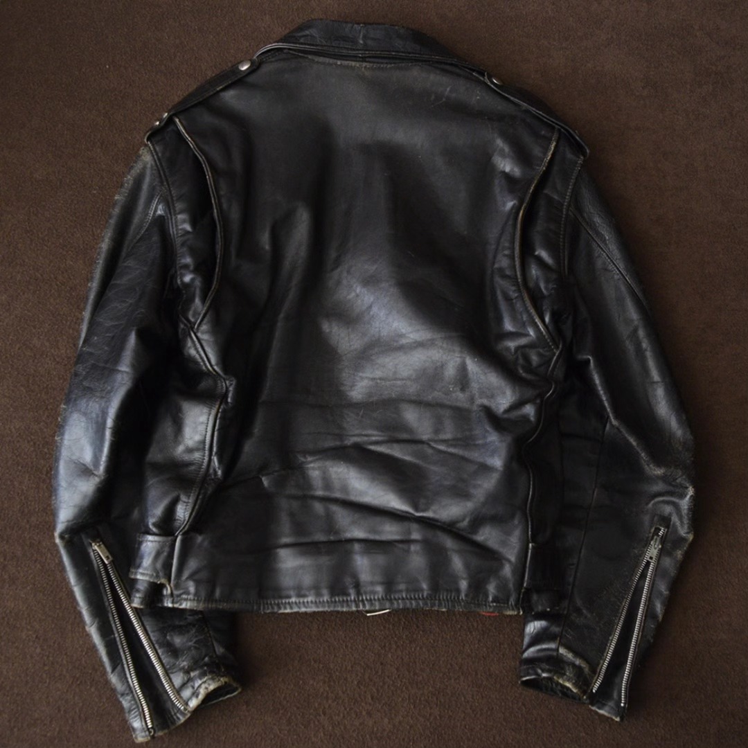 Now on sale! 40s-50s Kit Karson Horsehide Motorcycle Jacket. Size