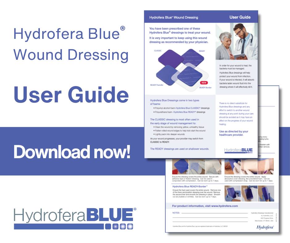 Learn how to confidently apply Hydrofera Blue® wound dressings with our easy-to-follow Application Guide.​ This comprehensive guide includes clear images and step-by-step instructions for:​ 🔹 Hydrofera Blue CLASSIC®​ 🔹 Hydrofera Blue READY®​