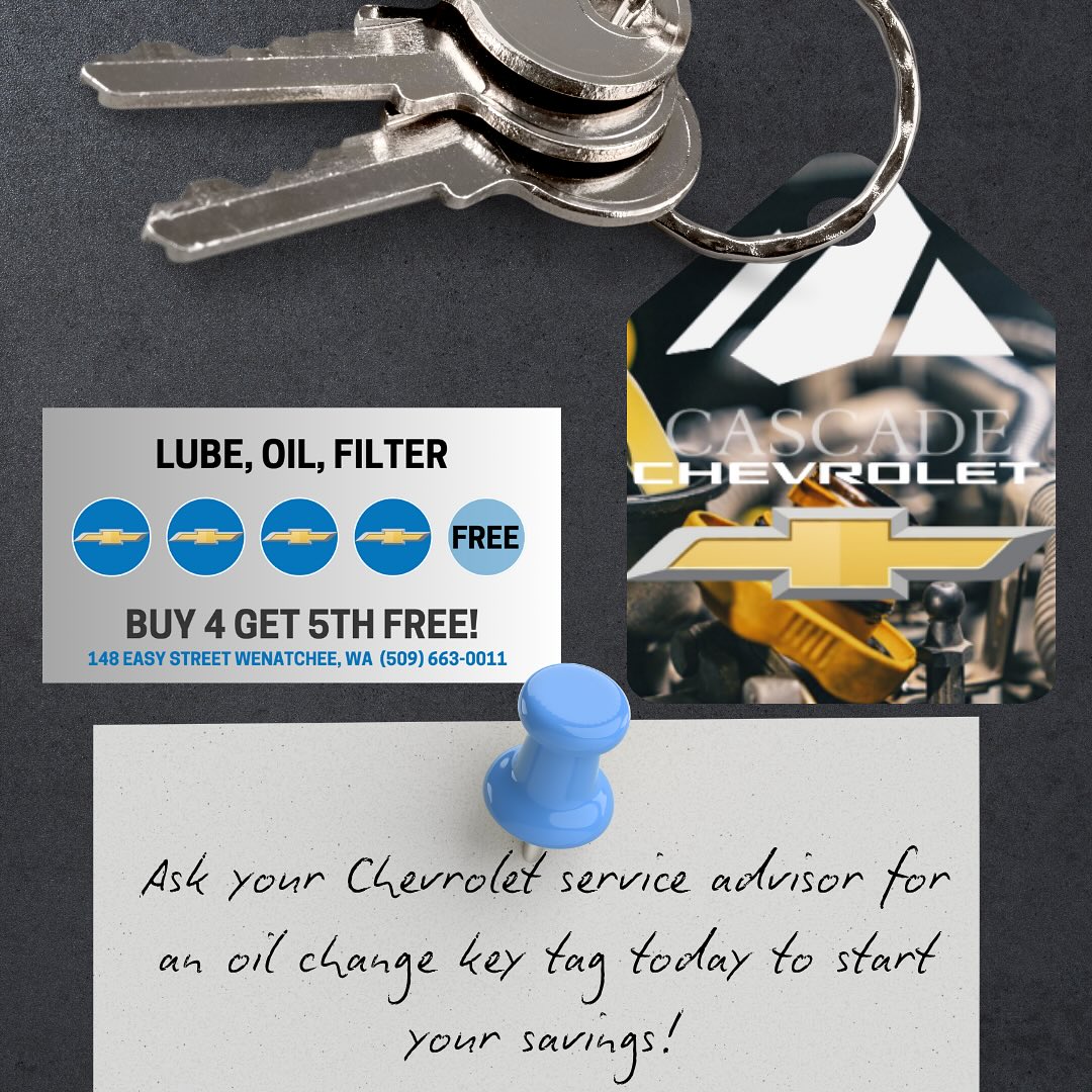 18点 Ask your sales advisor today for a key tag!! Buy four oil changes
