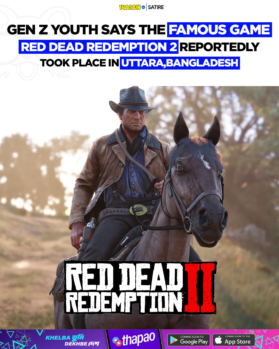 14AGAIN - 🐴🤠 Red Dead Redemption 2, better known as RDR2, isn’t just an ...