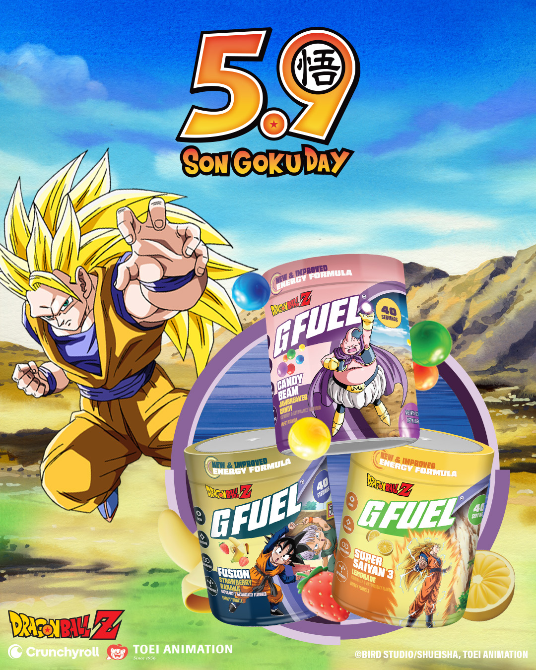 The saga continues…Celebrate Goku Day with legendary energy