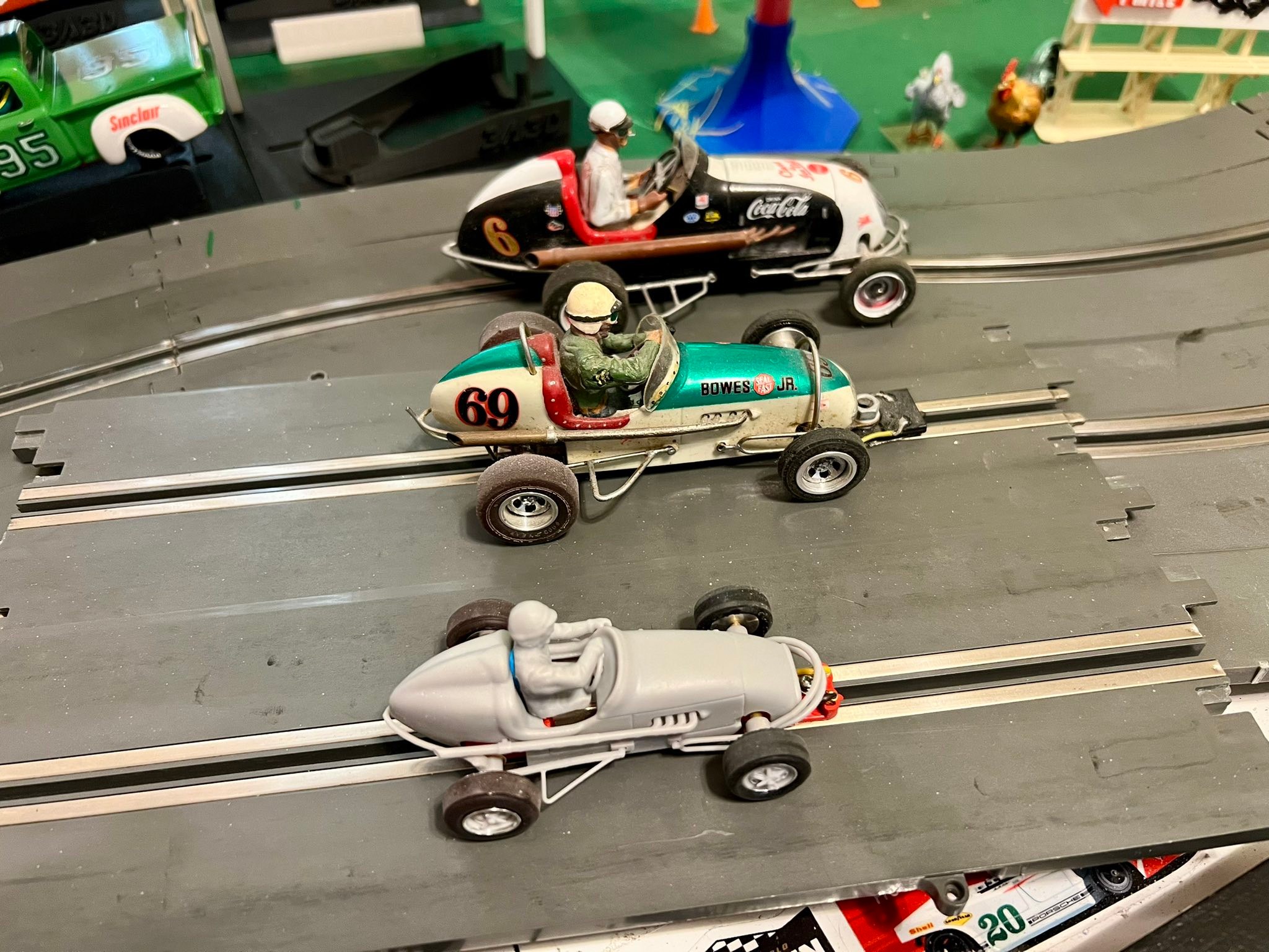 Something a little different I did a old monogram midget racer 