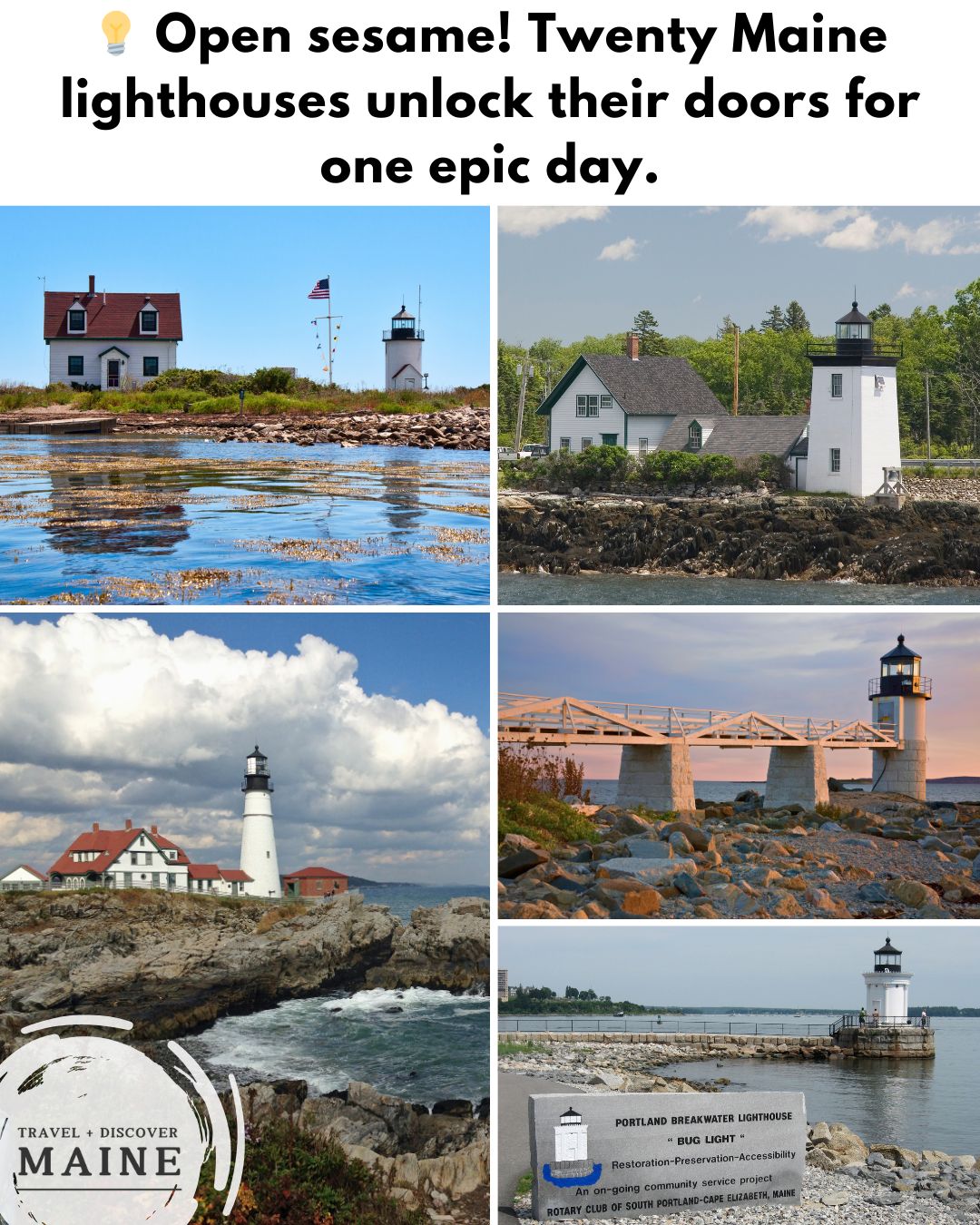 Travel+Discover - 𝙎𝙚𝙥𝙩𝙚𝙢𝙗𝙚𝙧 13, 2025 is 𝙈𝙖𝙞𝙣𝙚 𝙊𝙥𝙚𝙣 𝙇𝙞𝙜𝙝𝙩𝙝𝙤𝙪𝙨𝙚 𝘿𝙖𝙮! For ...