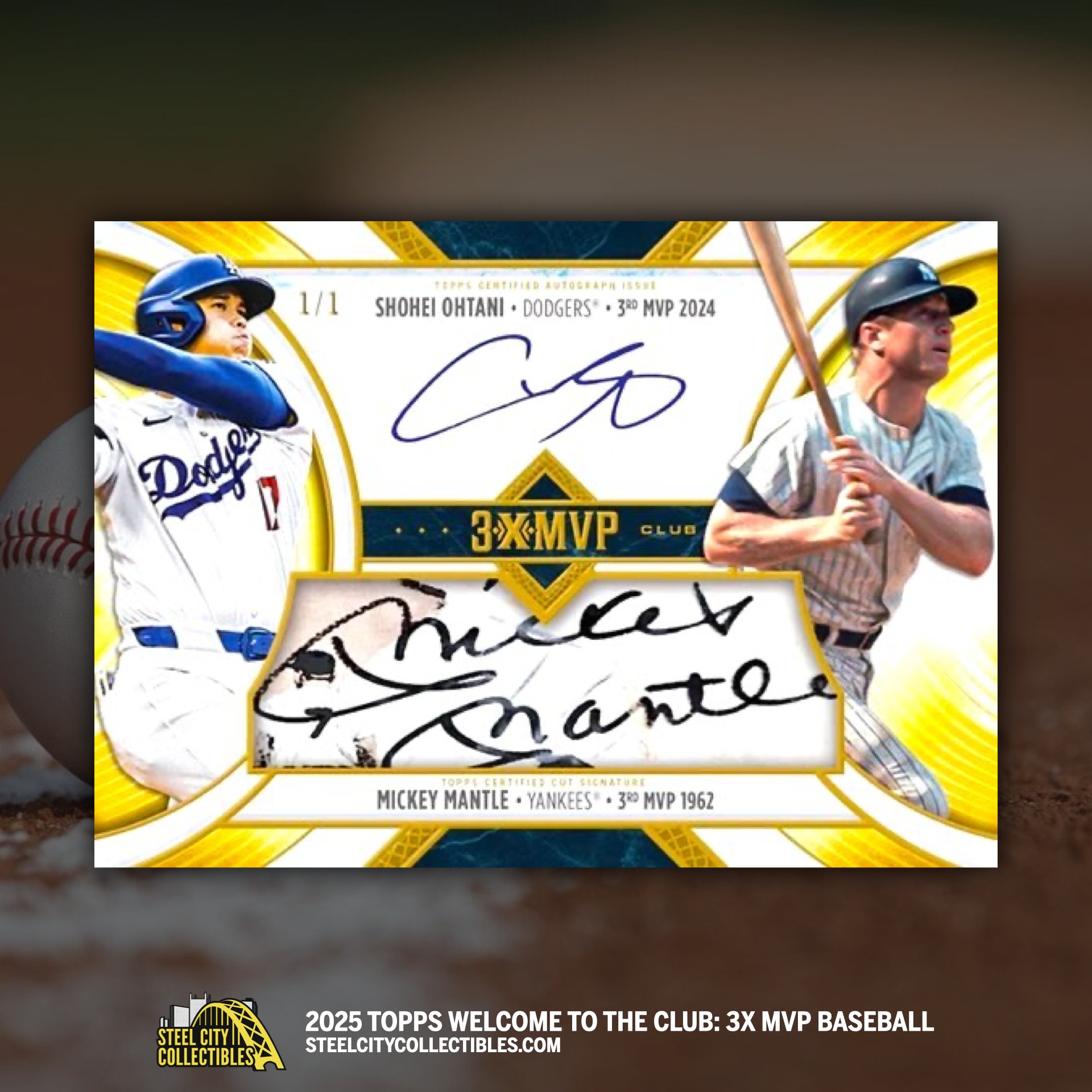 2025 Topps Welcome to the Club: 3X MVP 【公式通販】