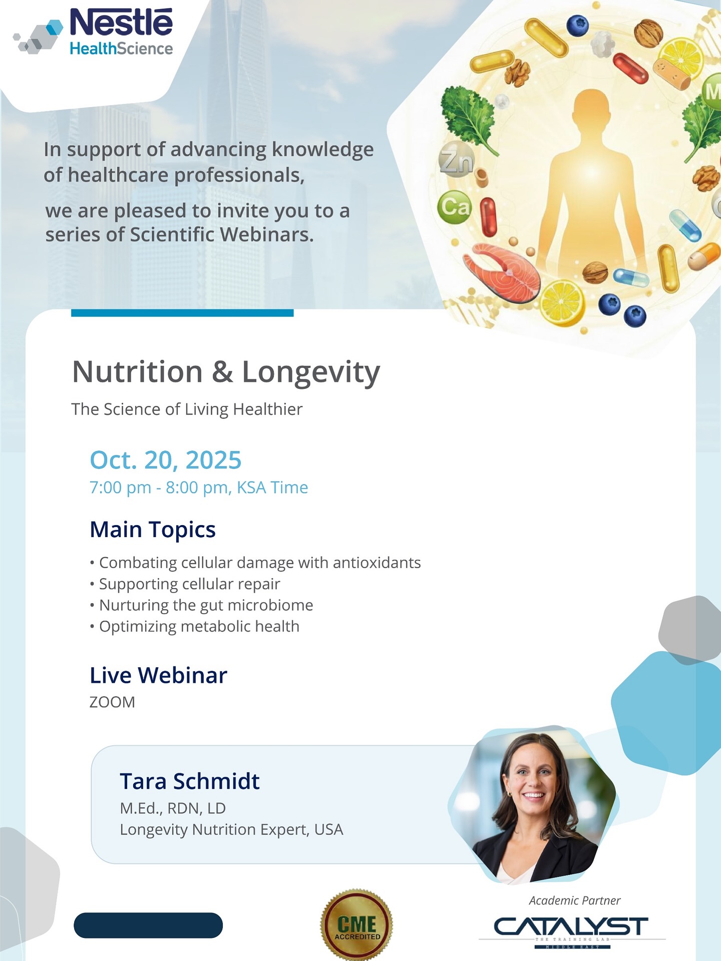 You are invited to a CME Webinar... - Catalyst Training Lab | Facebook