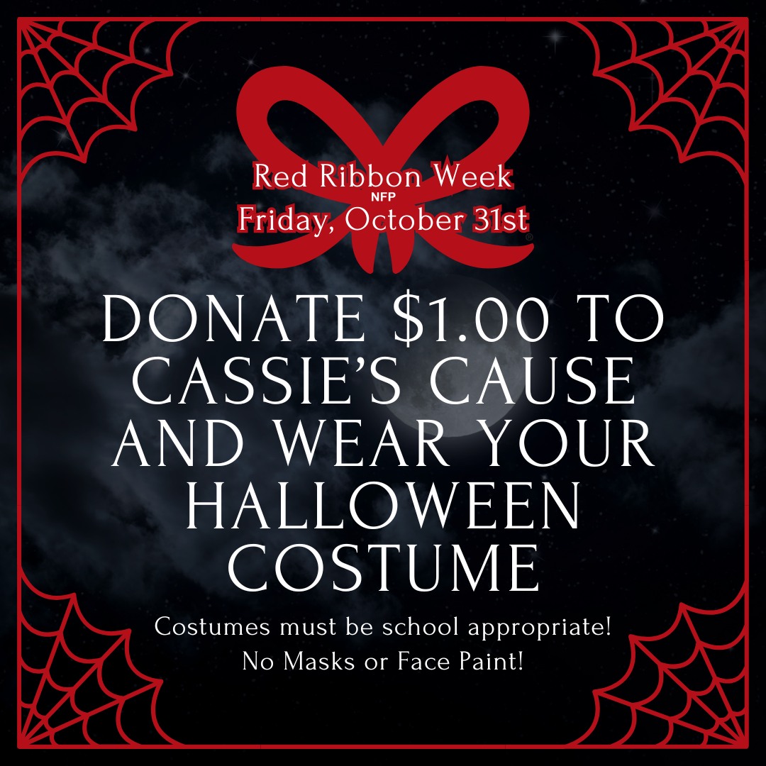Northside - 🔴RED RIBBON WEEK 2025!!🔴 Friday – Costume Day: “Say Boo to ...