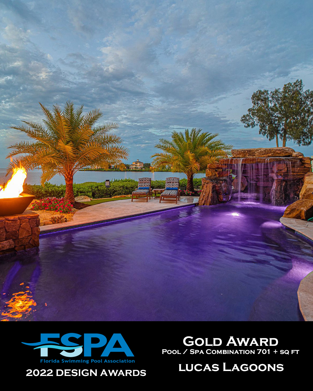 FSPA 2022 Design Awards - Gold... - Lucas Lagoons Design