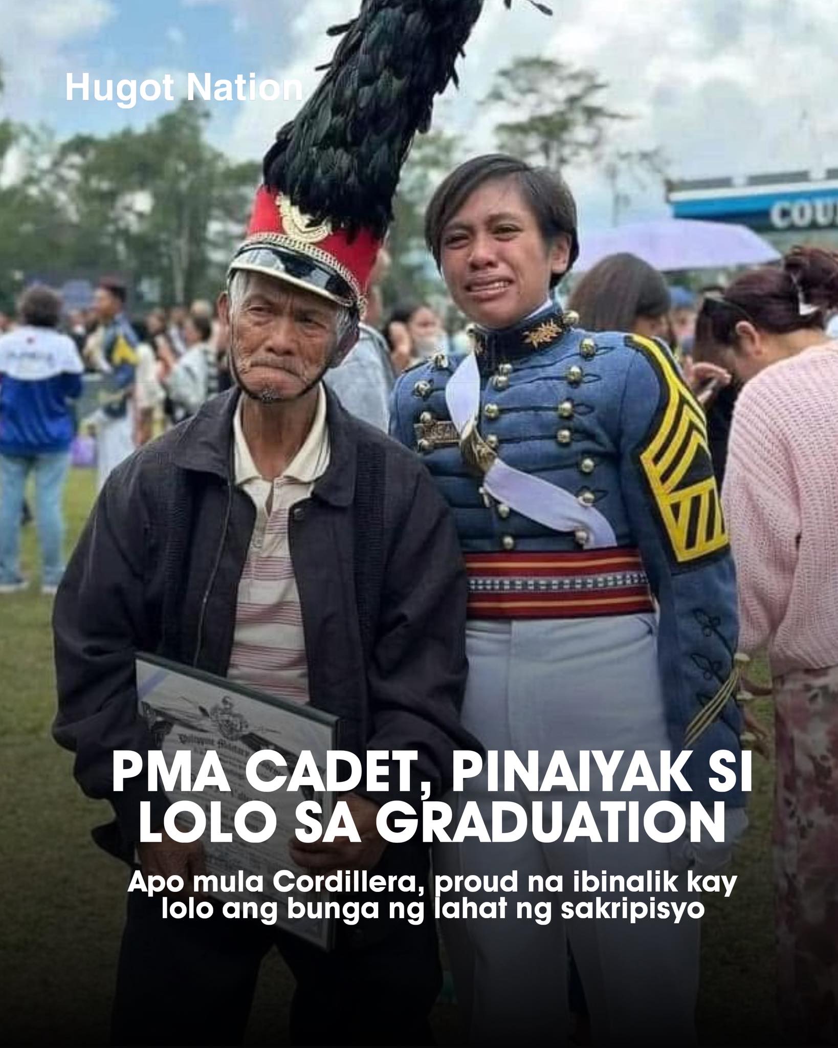 Hugot - Hindi napigilan ni Cadet 1st CL Decilan Joy Valdez Egsan mula ...