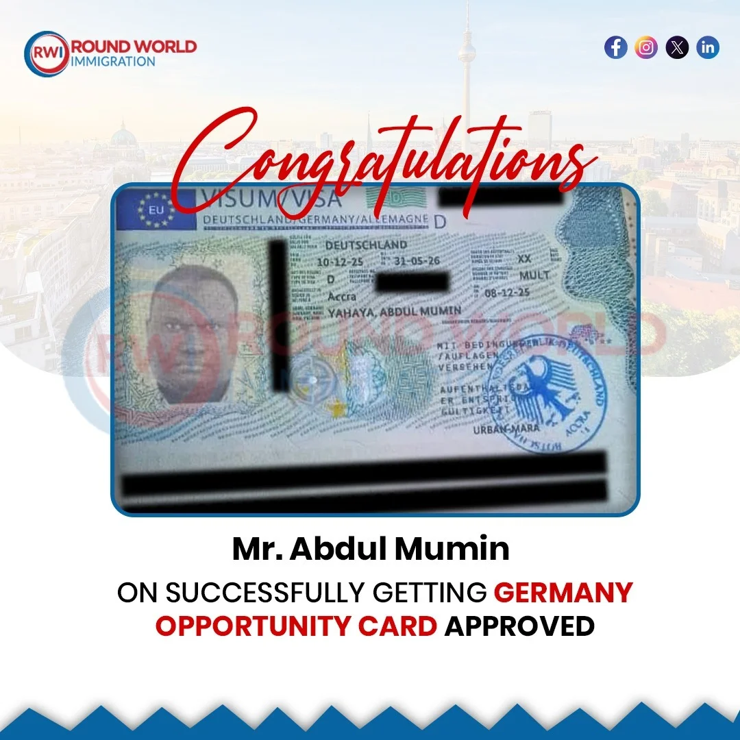 🎉 Congratulations Mr.... - Round World Immigration Service | Facebook