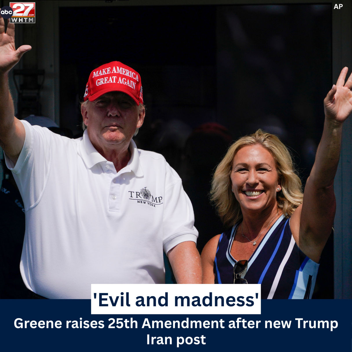 Former Rep. Marjorie Taylor Greene (R-Ga.) on Tuesday called for