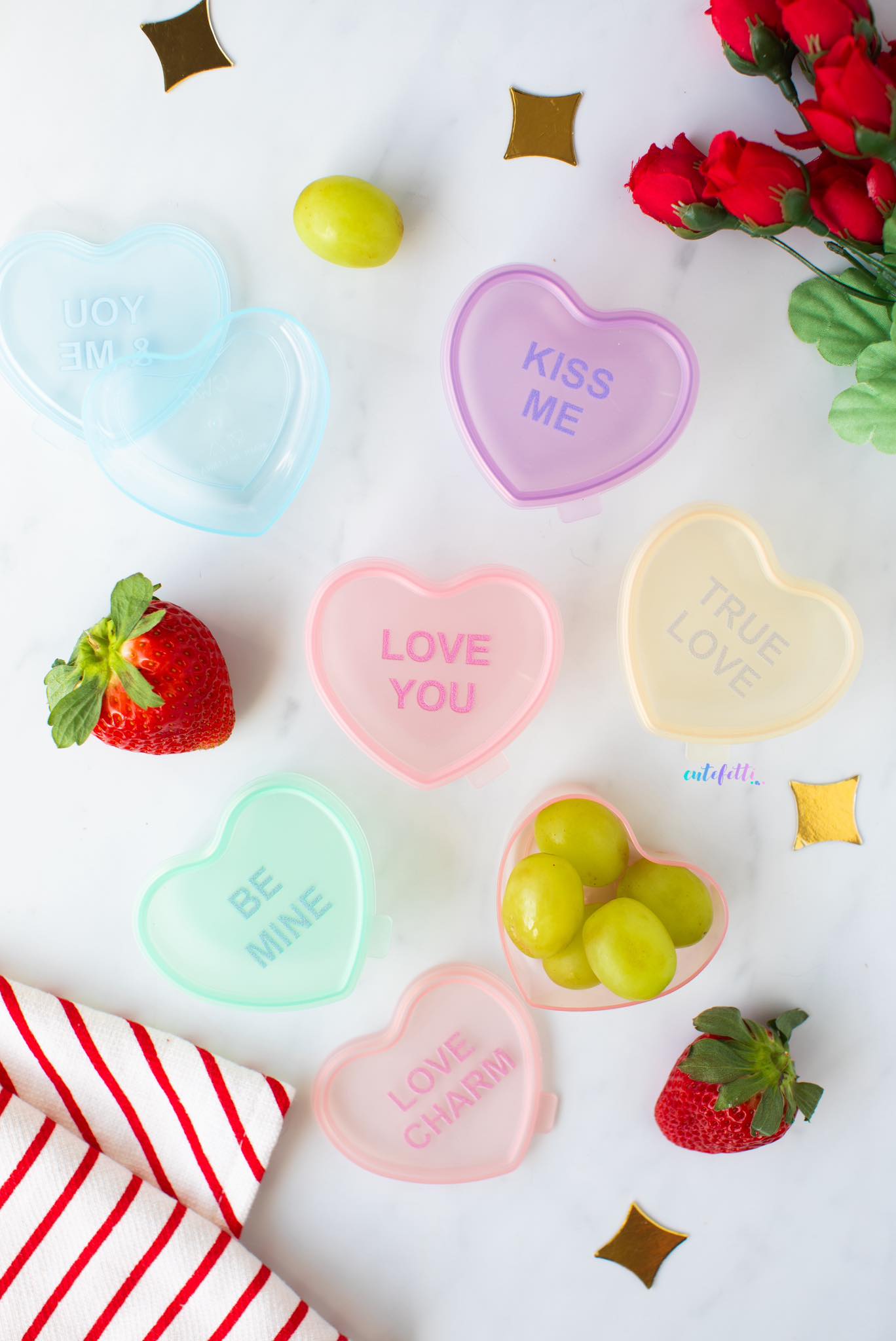 Cutefetti - tiny heart containers 💝 Just picked up a... | Facebook