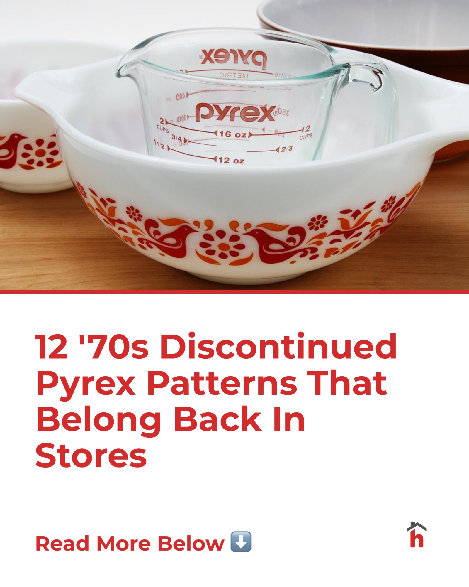 PYREX Compatibles 943-4 ビンテージ 70s Pyrex '70s patterns like Spring Blossom, Navajo, Autumn Harvest