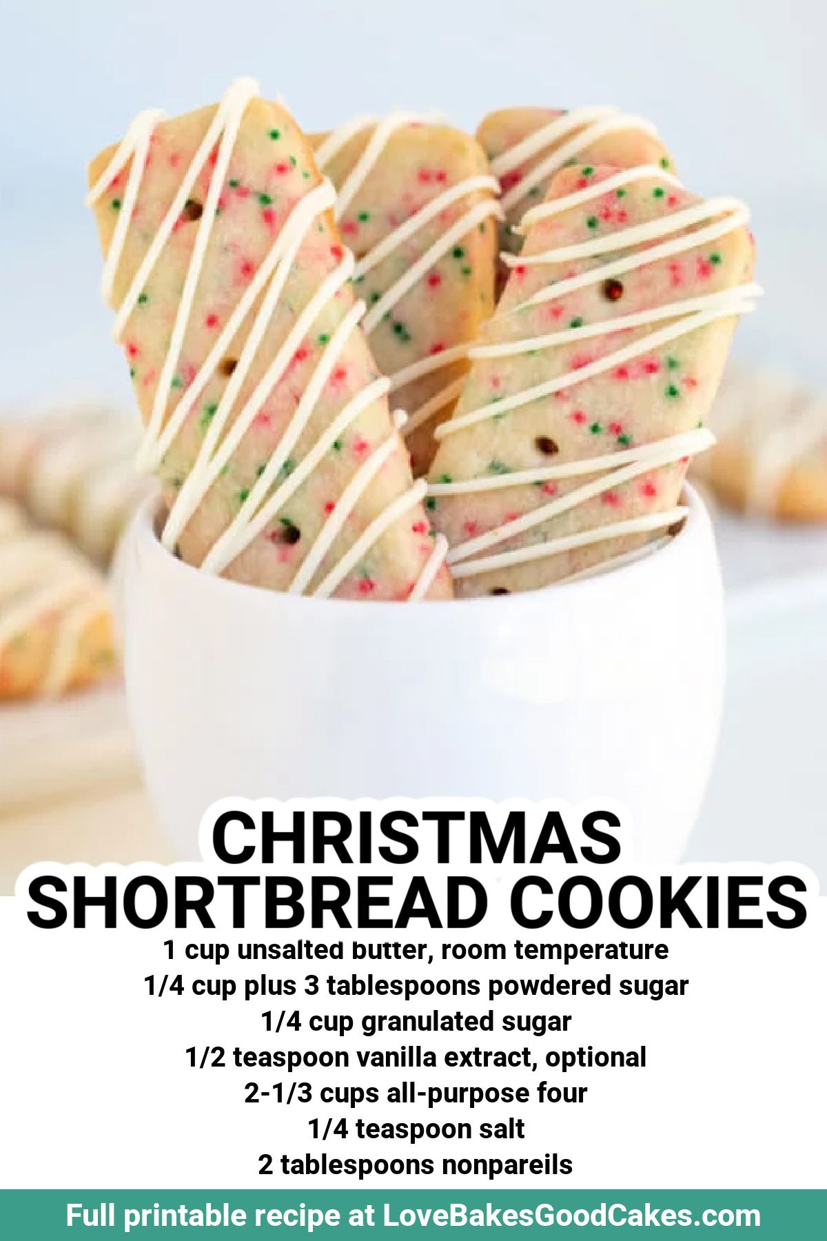 Easy - With only a few ingredients, these Christmas Shortbread Cookies ...