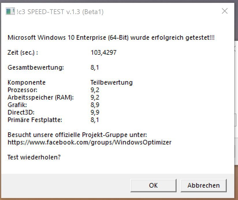 Windows-Optimizer-Project | Hallo zusammen. Ich had den Windows ...
