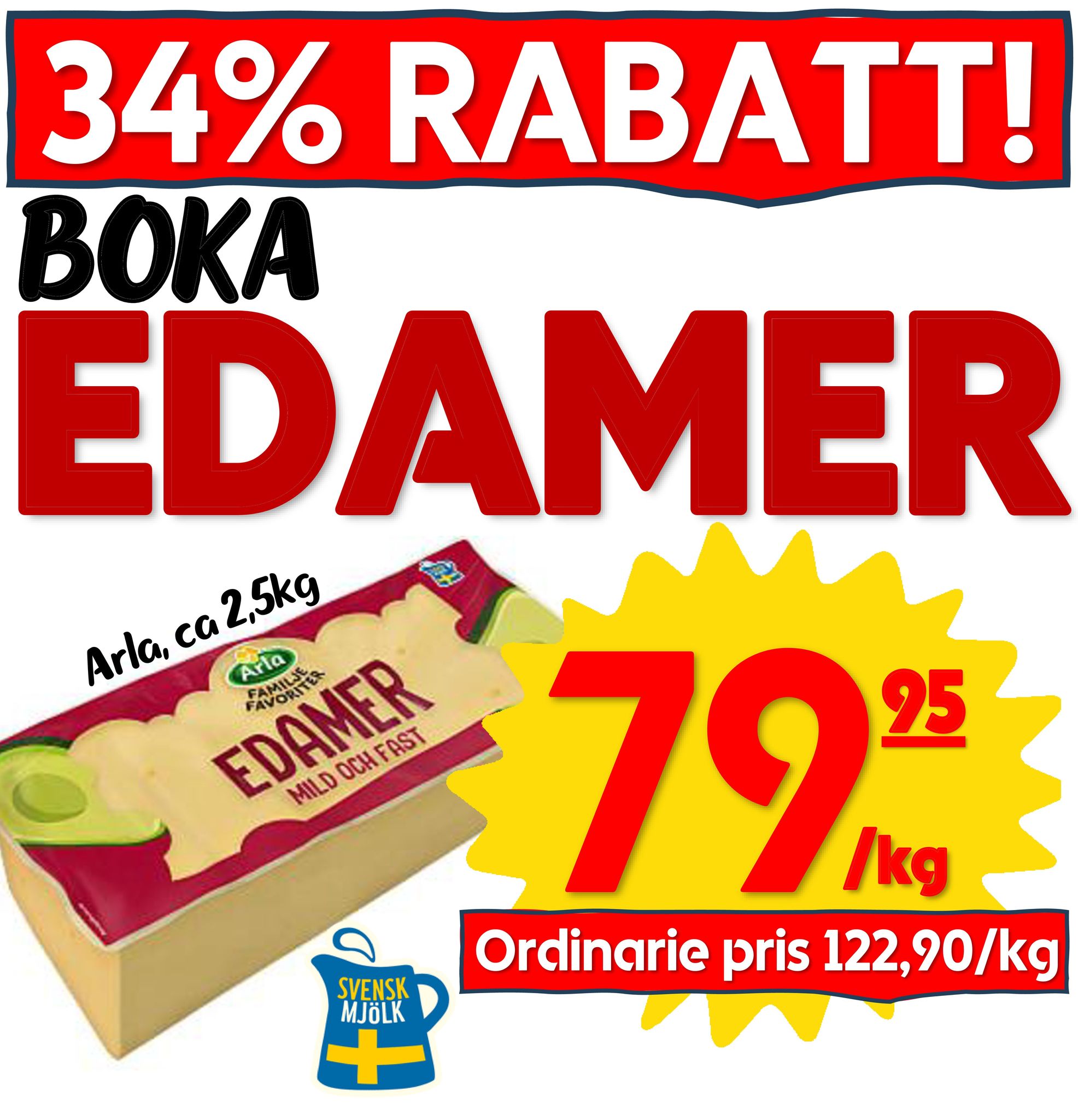 🧀 BOKA STORPACK EDAMEROST! 🧀 💥... - ICA Nära Torget Löberöd | Facebook