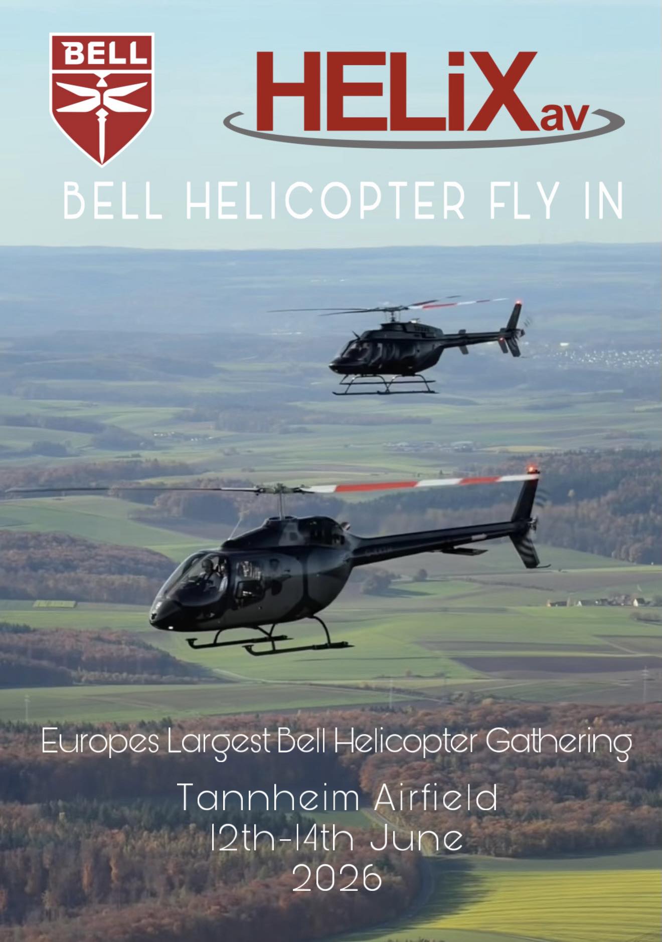 🚁 Bell Fly-In 2026 From 12-14th June 2026, owners and pilots of