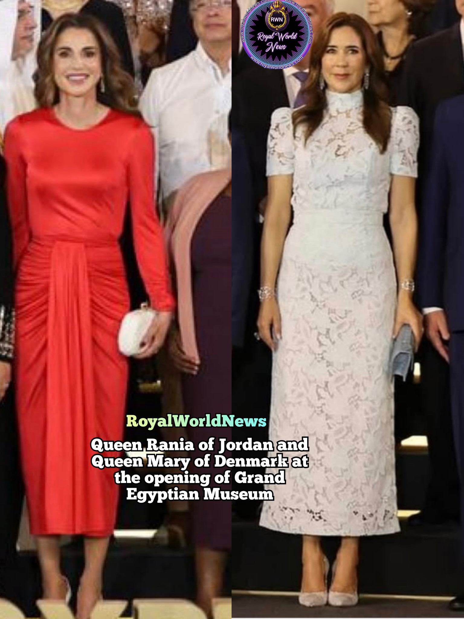 Royal - Their Majesties Queen Mary of Denmark and Queen Rania of Jordan ...