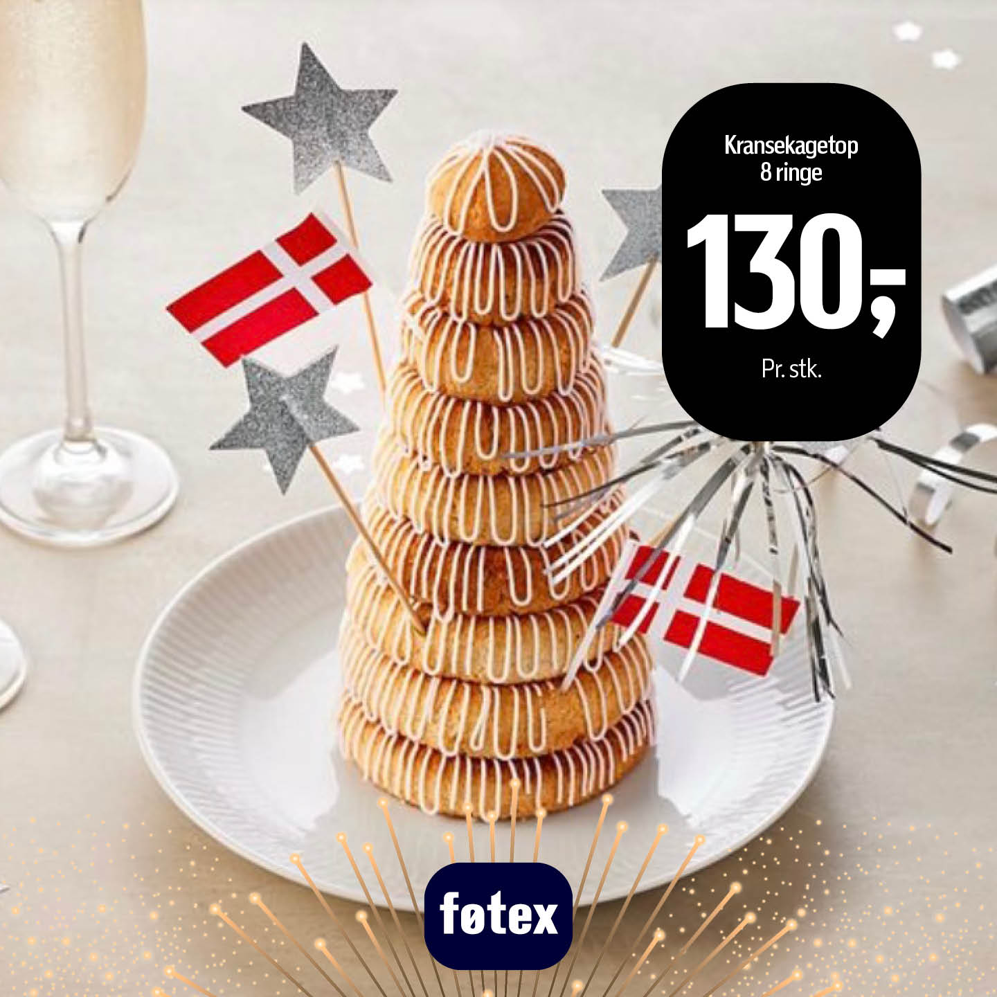føtex - 🎇 SALLING PRINCIP KRANSEKAGETOP 8 RINGE - PR. STK. 130 KR. 🎇 Al ...