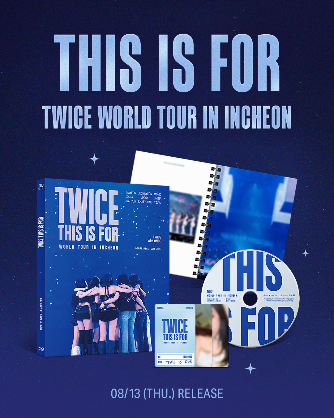 ✨ TWICE THIS IS FOR WORLD TOUR IN INCHEON 💌 First Press Limited